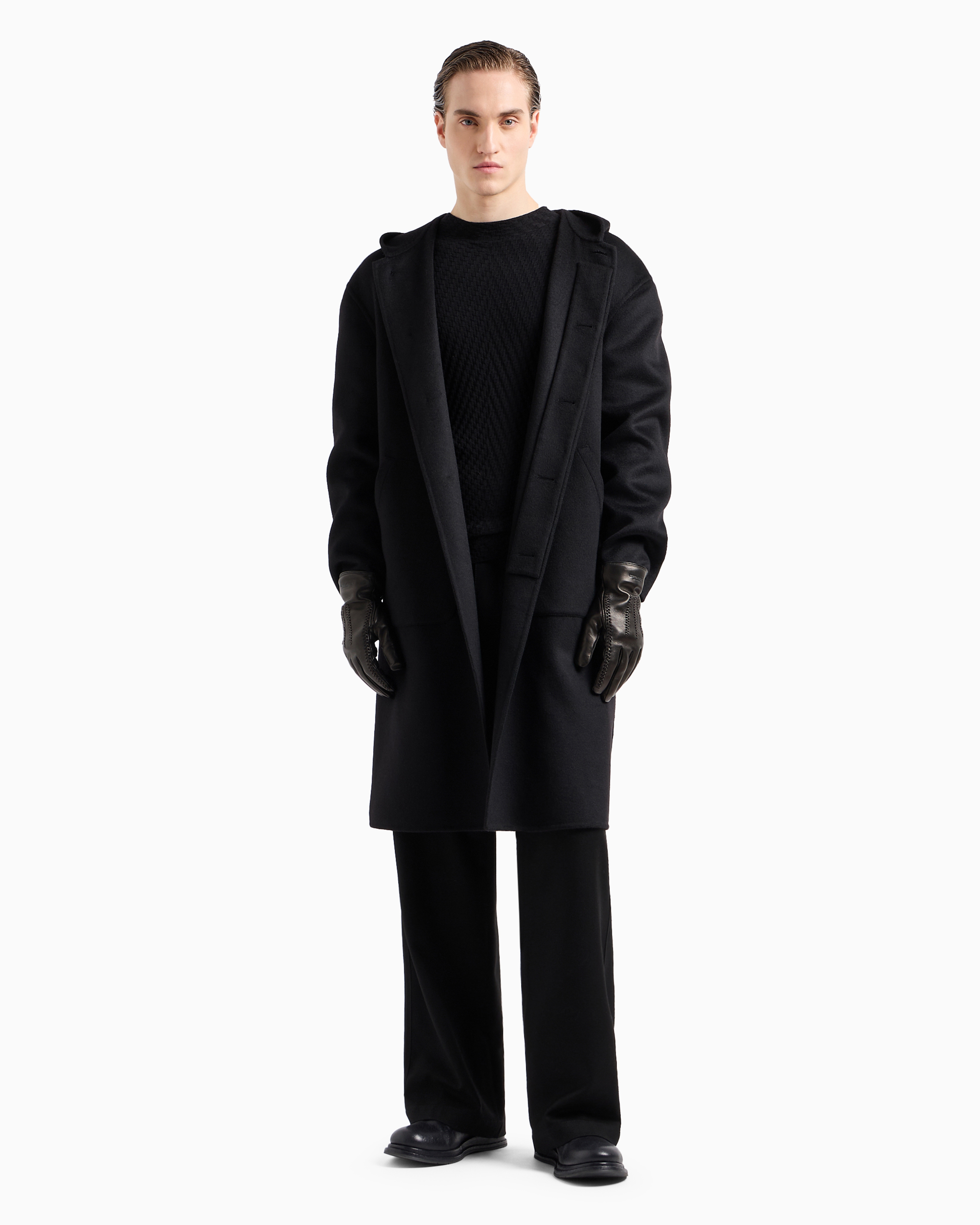 パンツ Giorgio Armani Stretch Wool Blend Pants Giorgio Armani Herringbone wool-blend pants Giorgio Armani