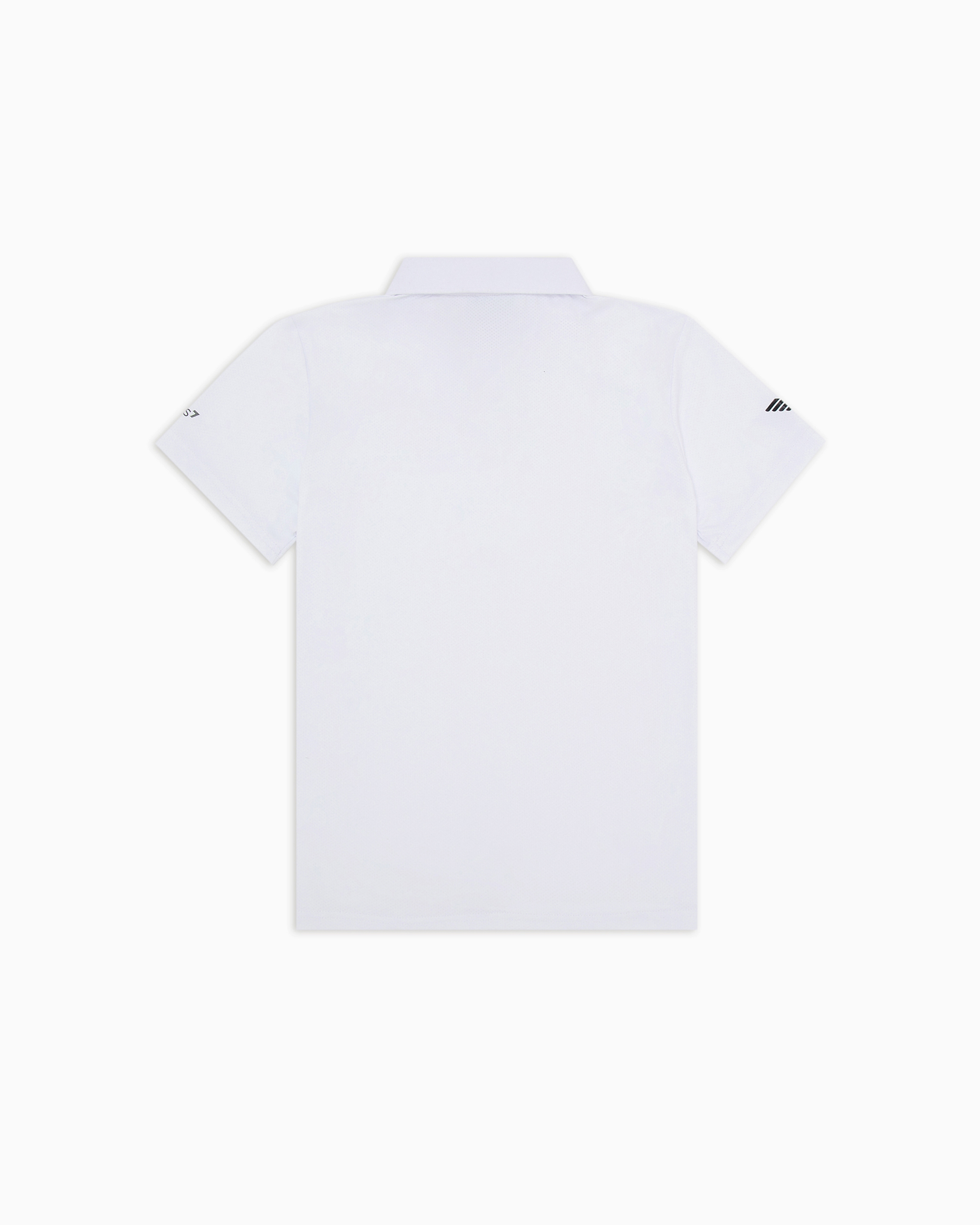 Shop Ea7 Tennis Pro Boy Polo Shirt In Ventus7 Technical Fabric In White