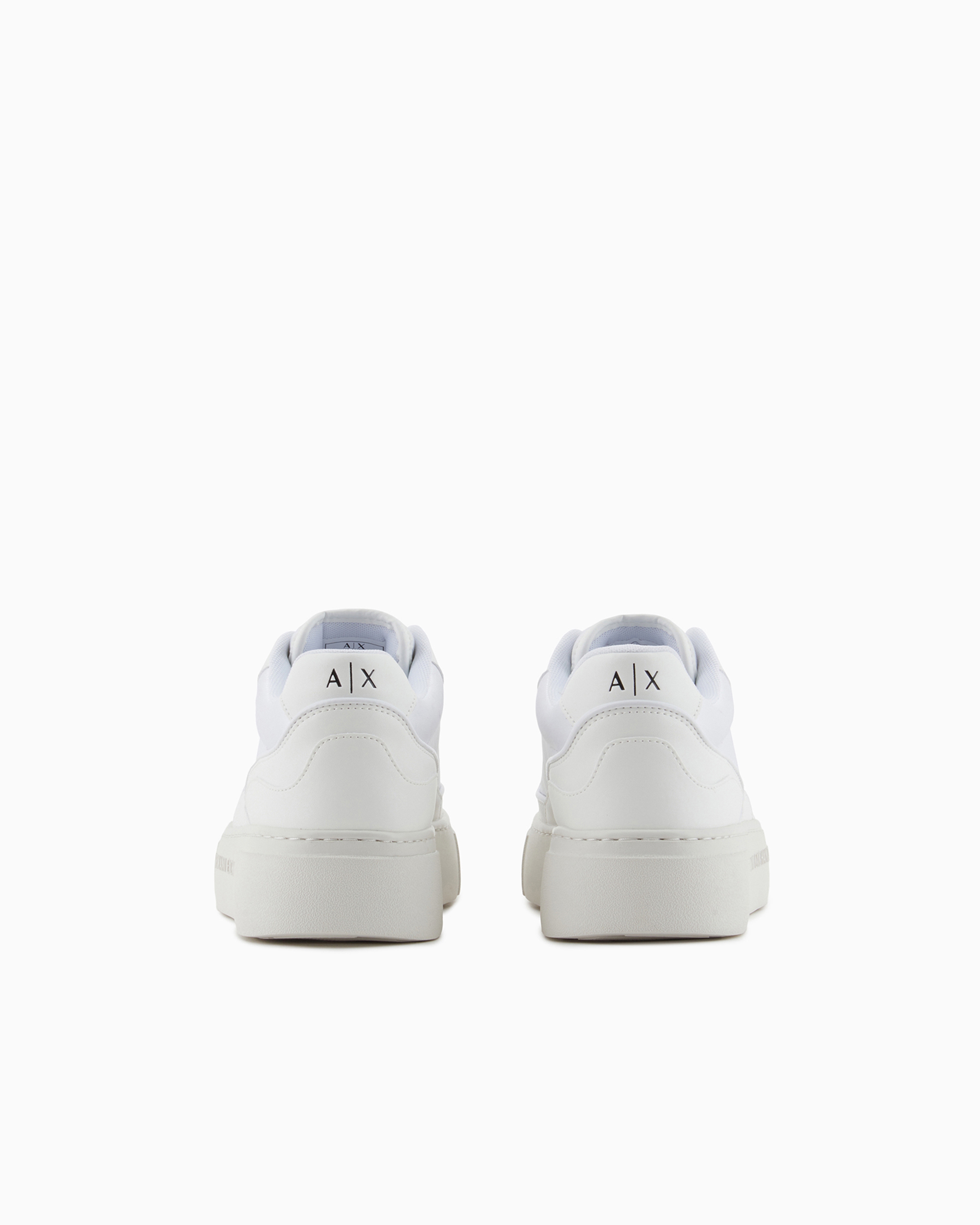 High-soled sneakers with naming logo | Armani Exchange