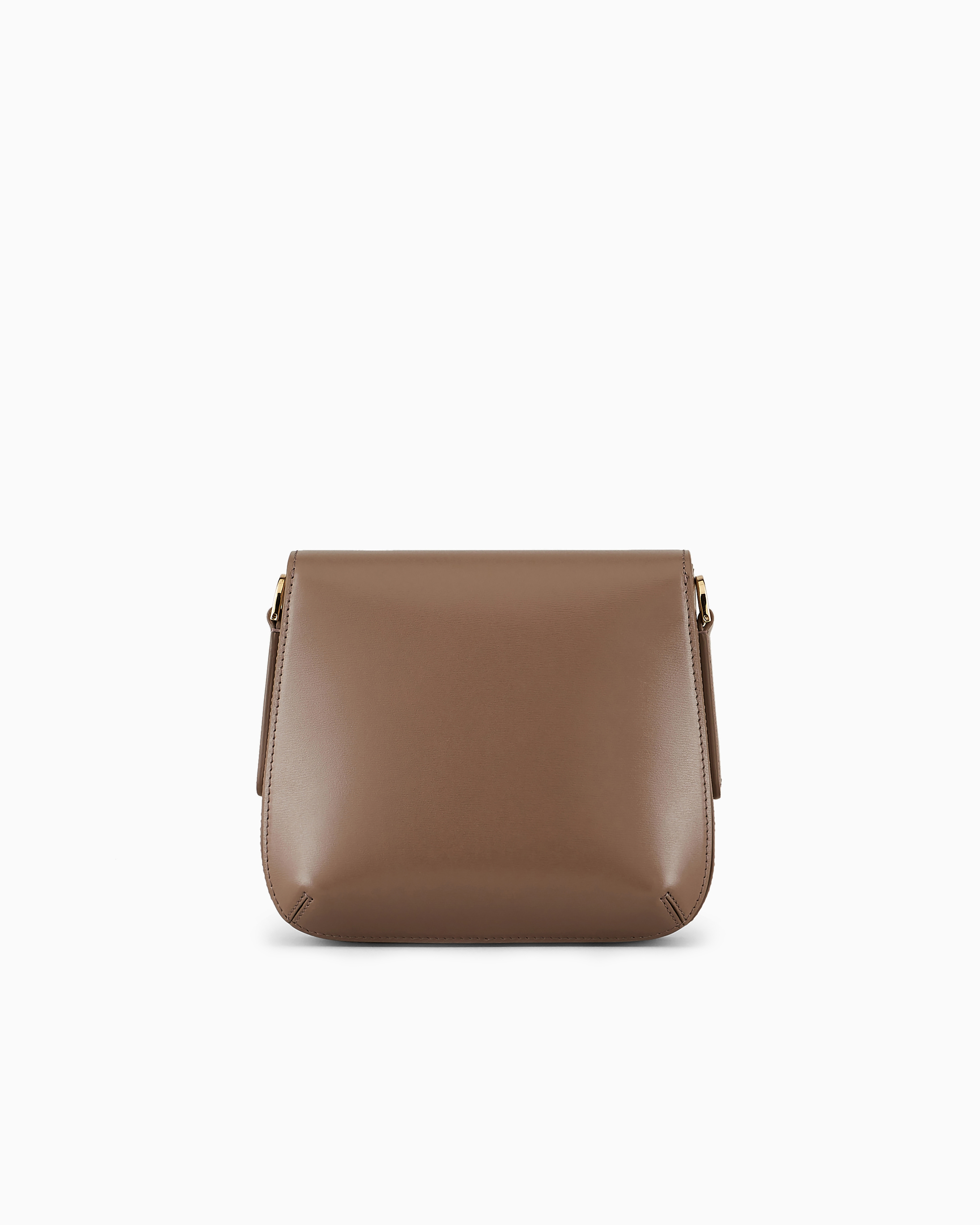 Giorgio Armani Official Store Small Palmellato-leather La Prima Bag In Mud