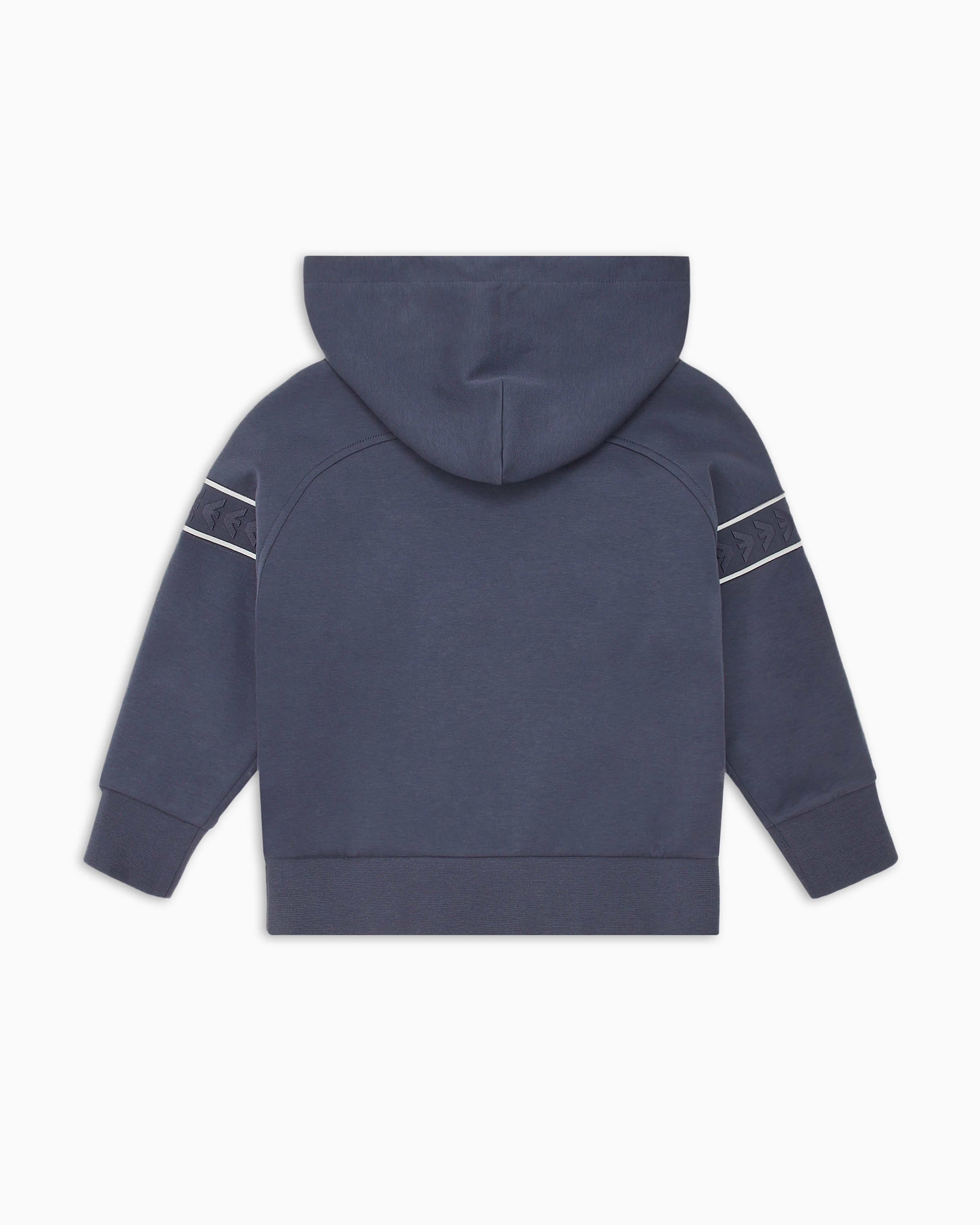 Shop Emporio Armani Hoodies In Avio