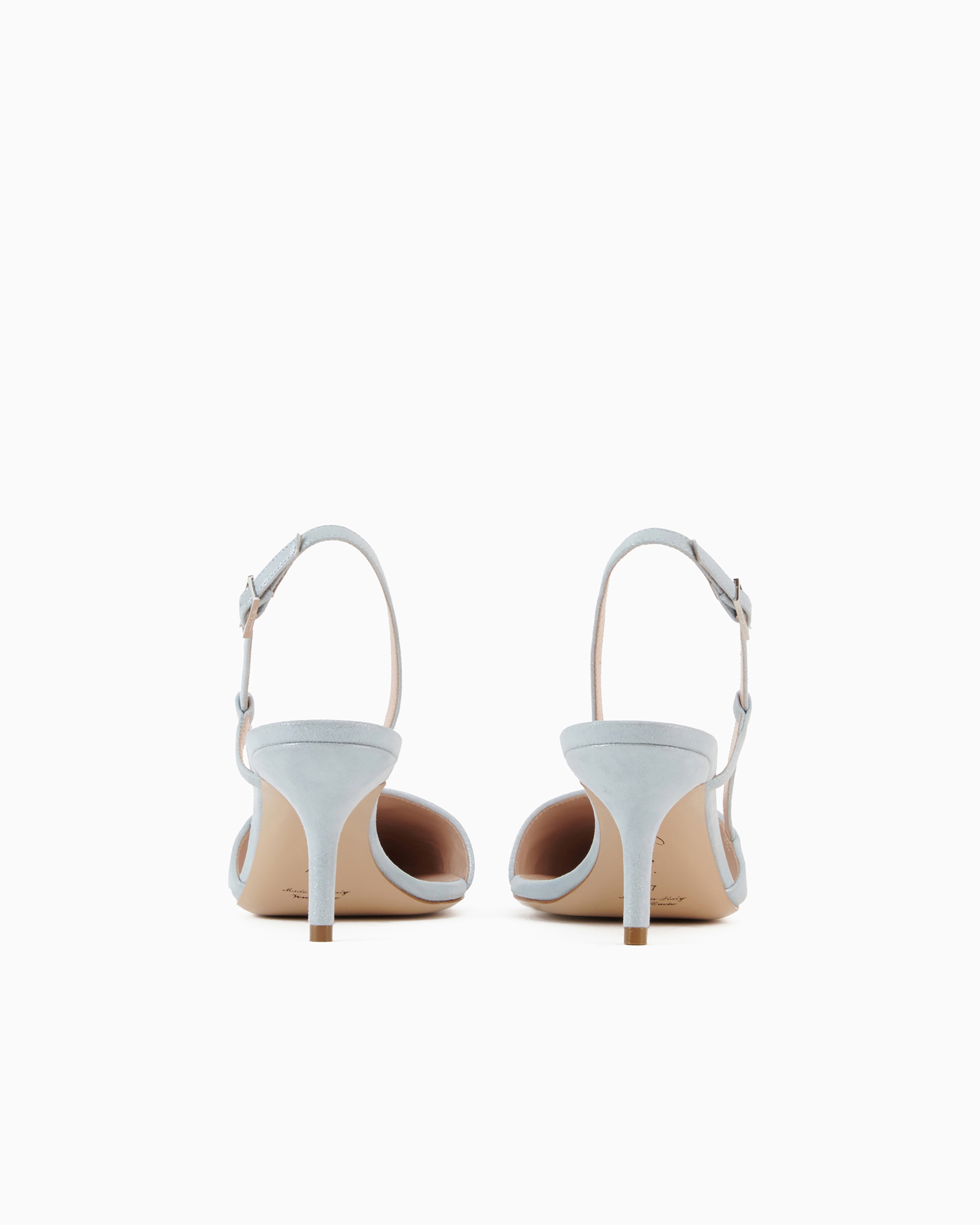 Giorgio Armani Official Store Heels In Azure
