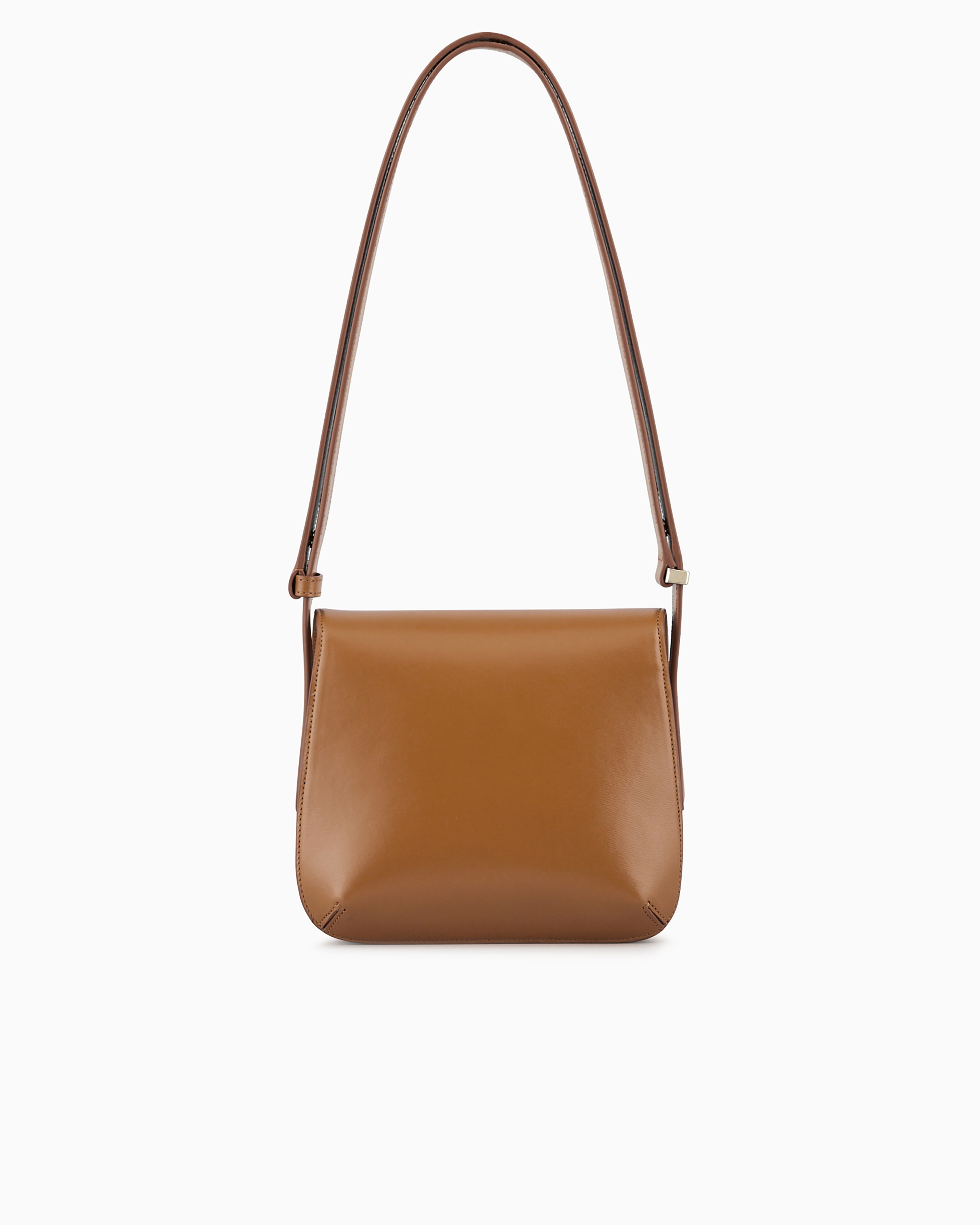 Shop Giorgio Armani Small Palmellato-leather La Prima Bag In Buff