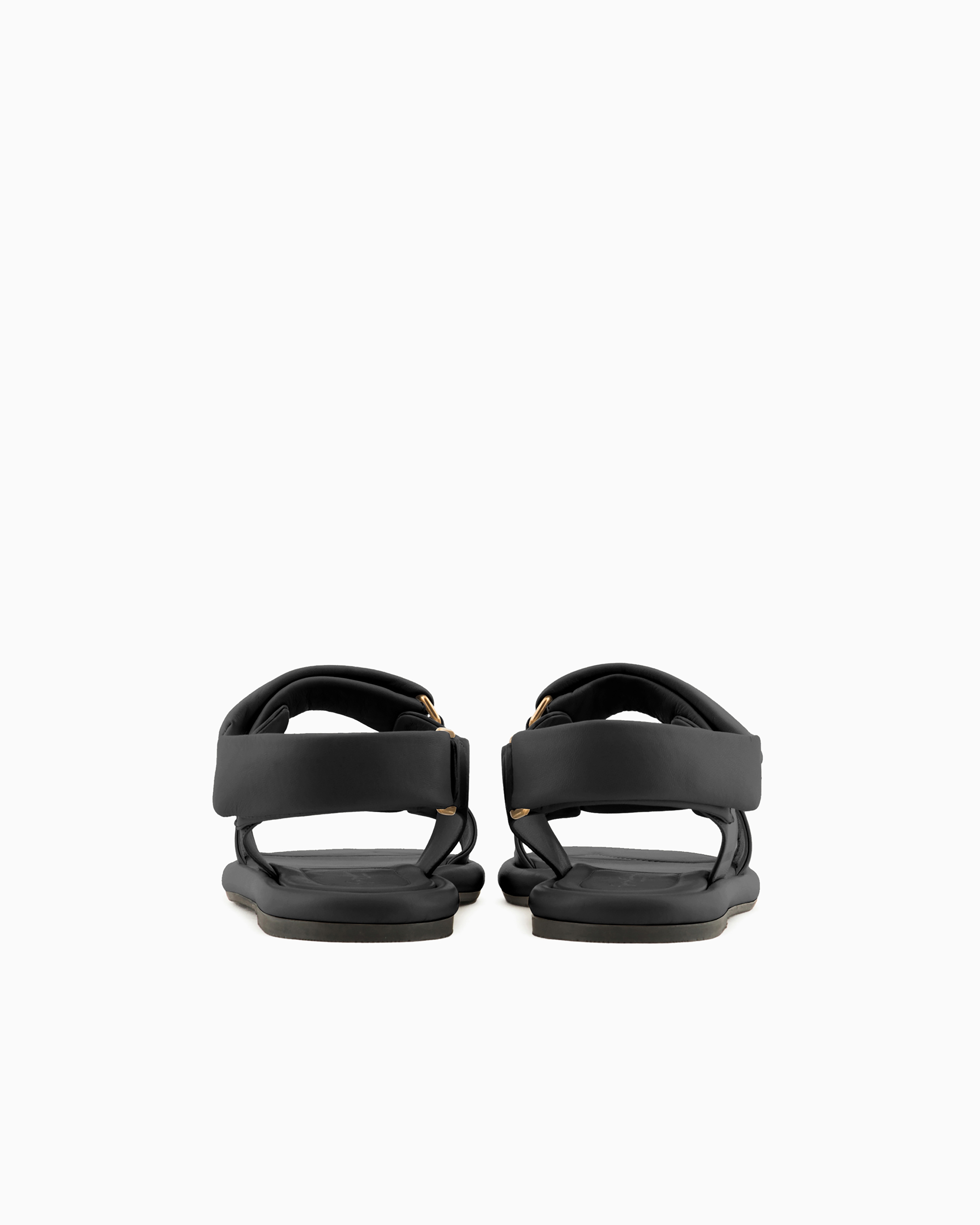 Giorgio Armani Official Store Sandals In Black