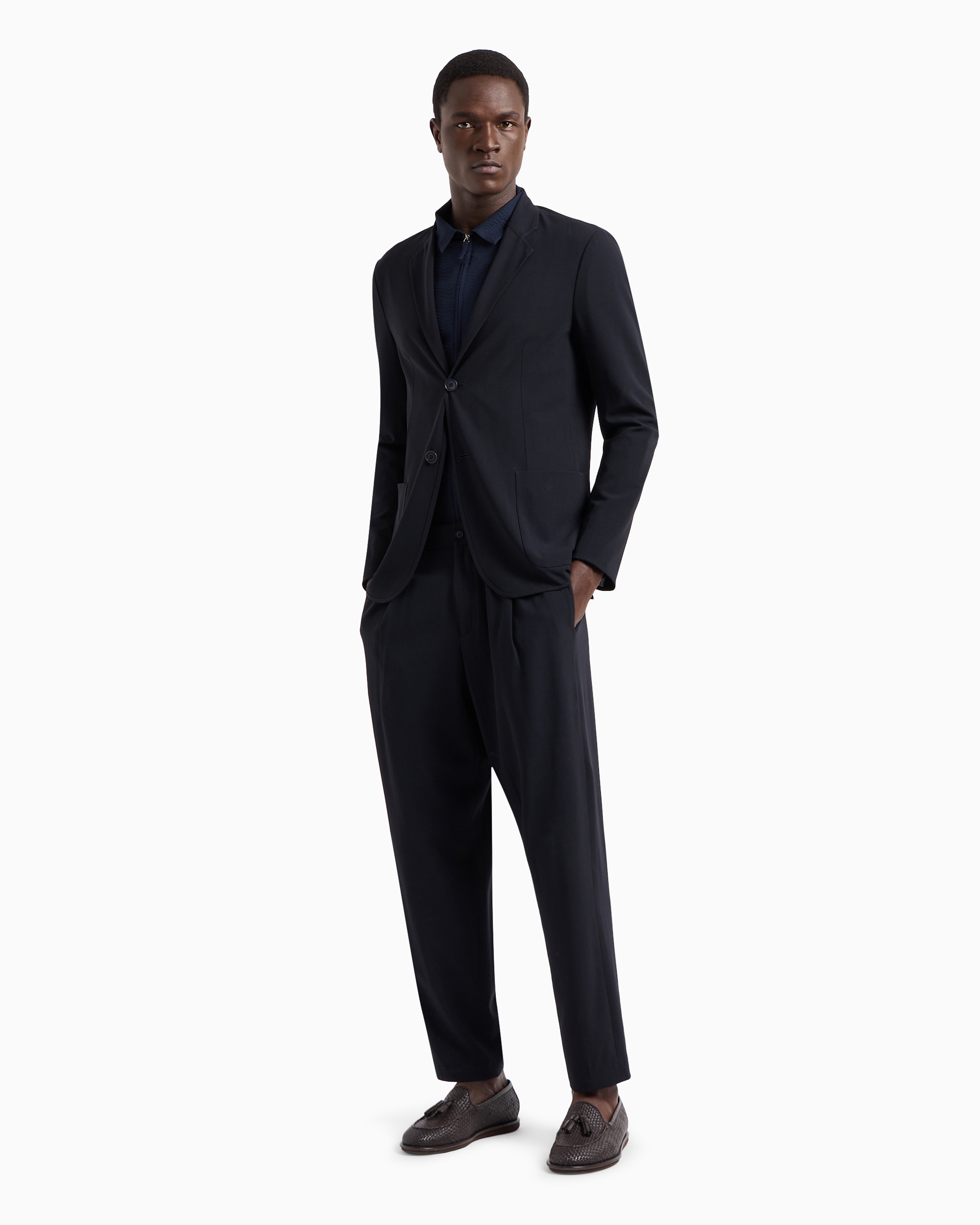 Giorgio Armani Shirt In Blue