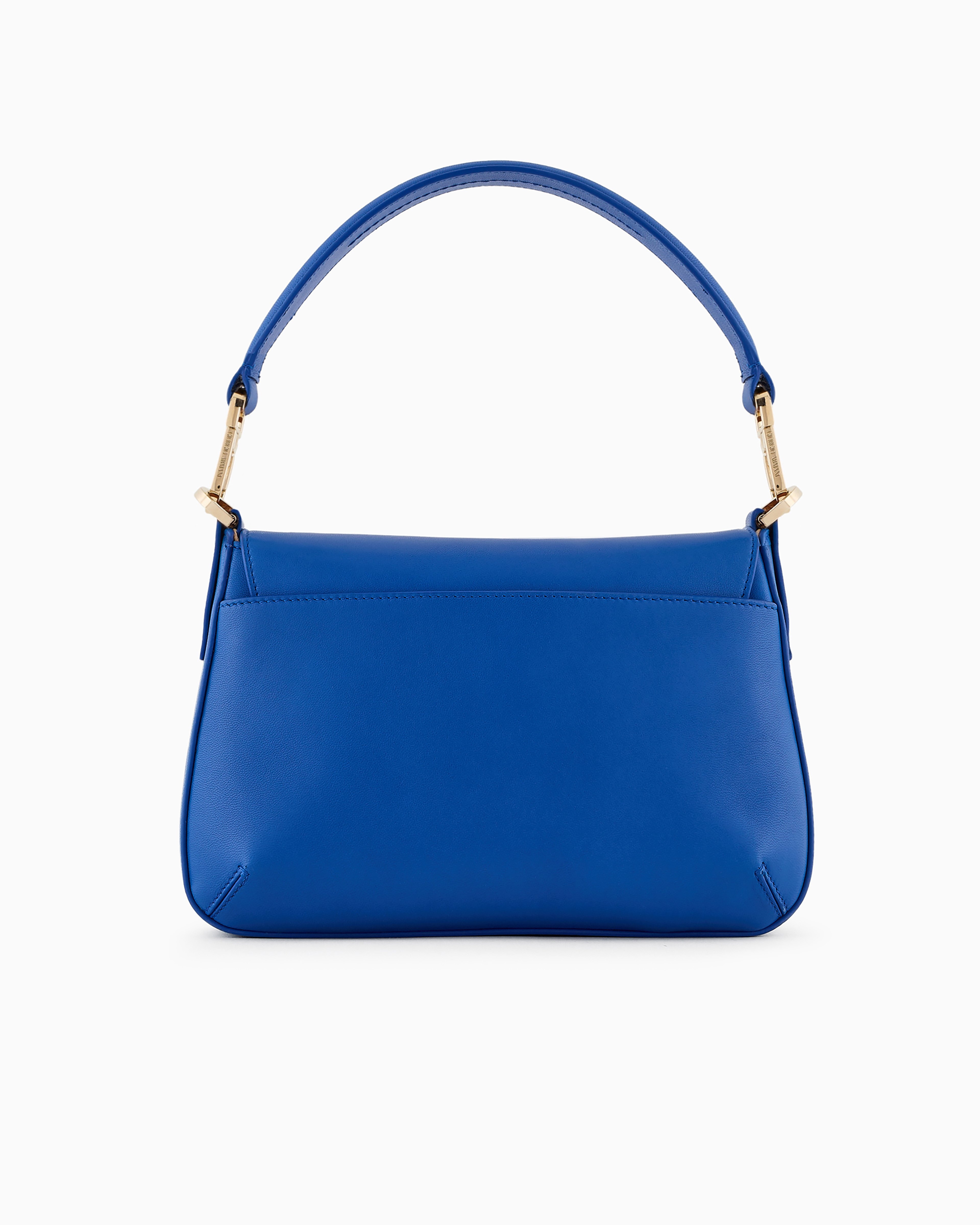 Giorgio Armani Small La Prima Soft Nappa Leather Handbag In Blue
