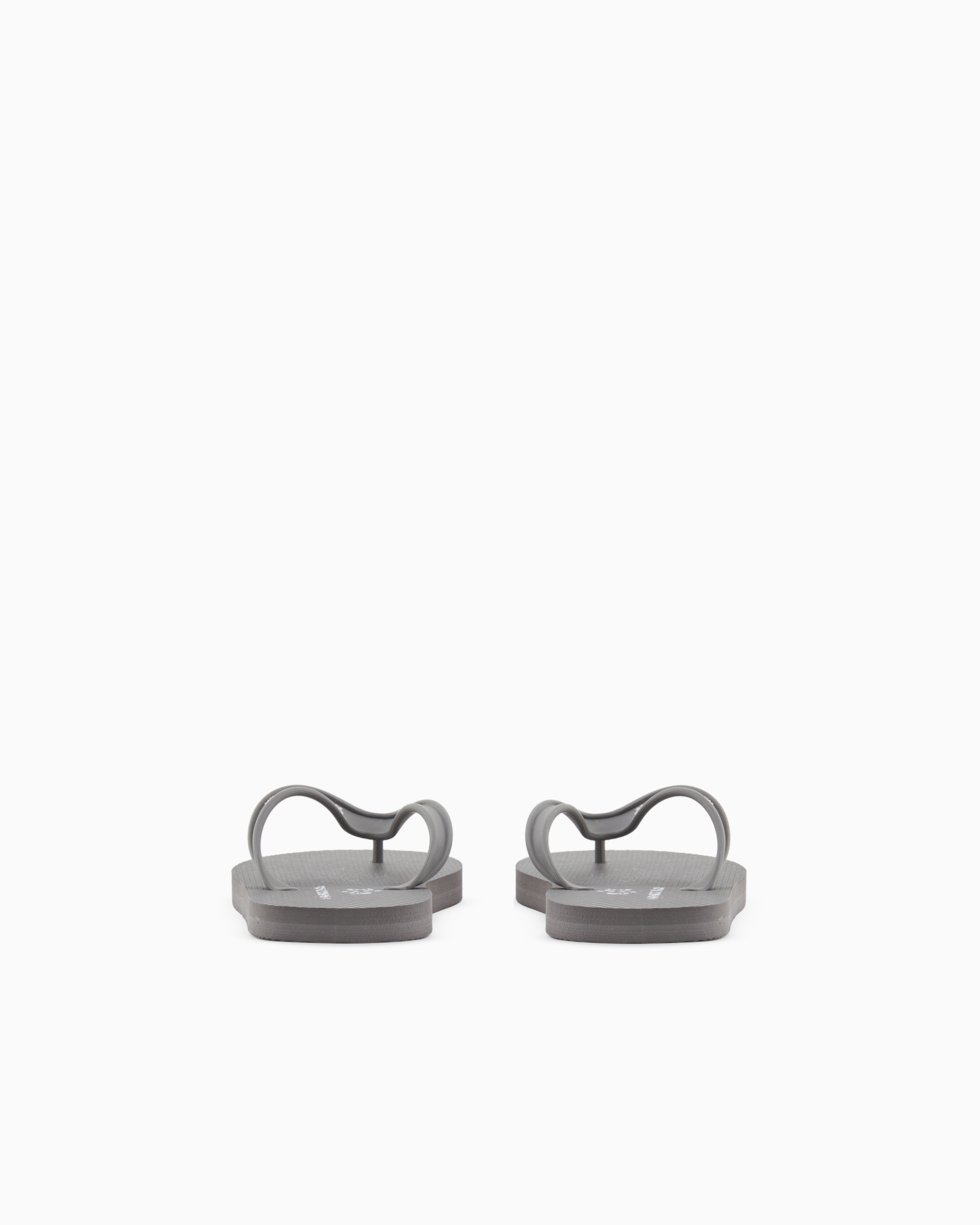 Rubber flip flops with logo writing | Armani Exchange