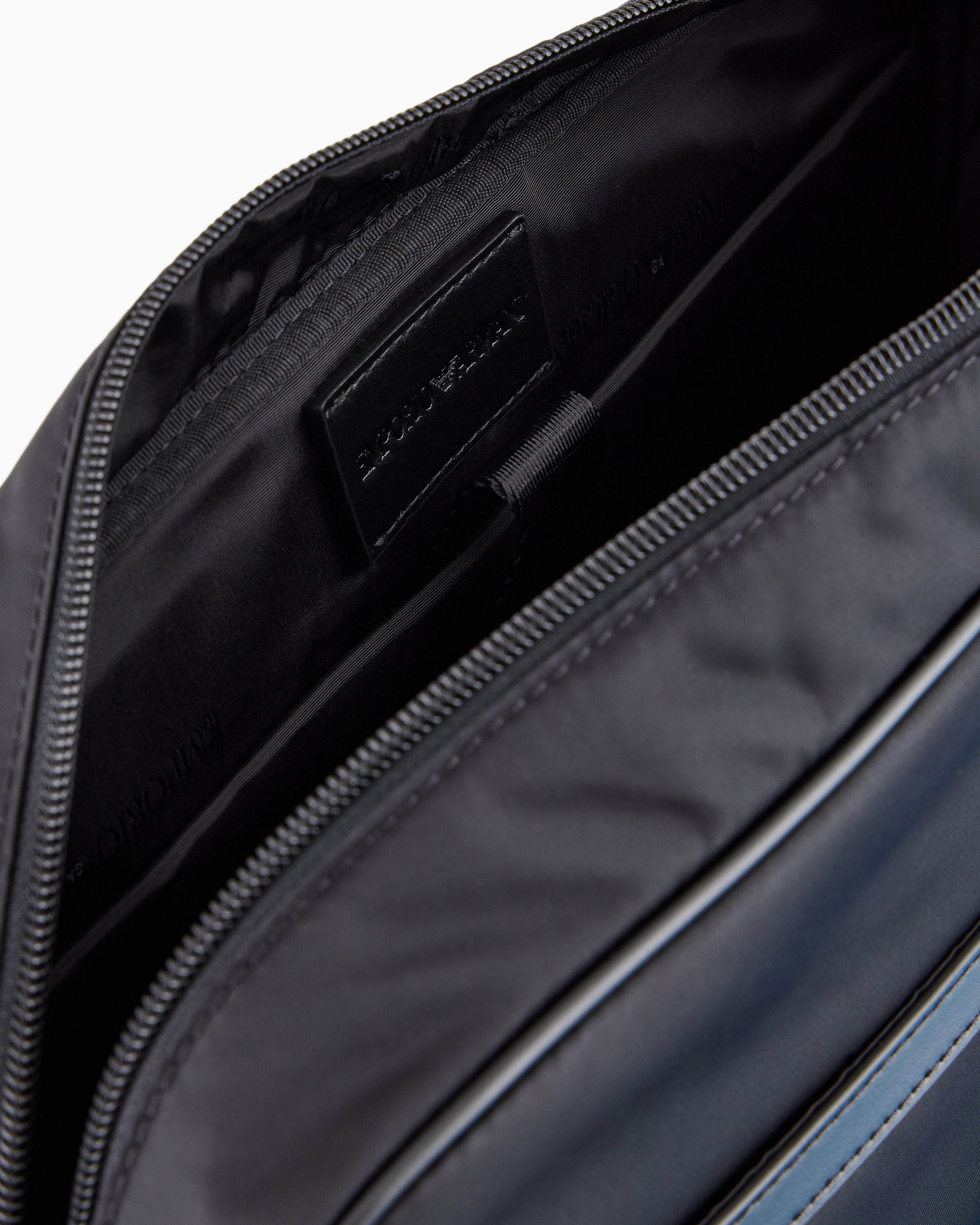 EMPORIO ARMANI ASV RECYCLED NYLON MESSENGER BAG 