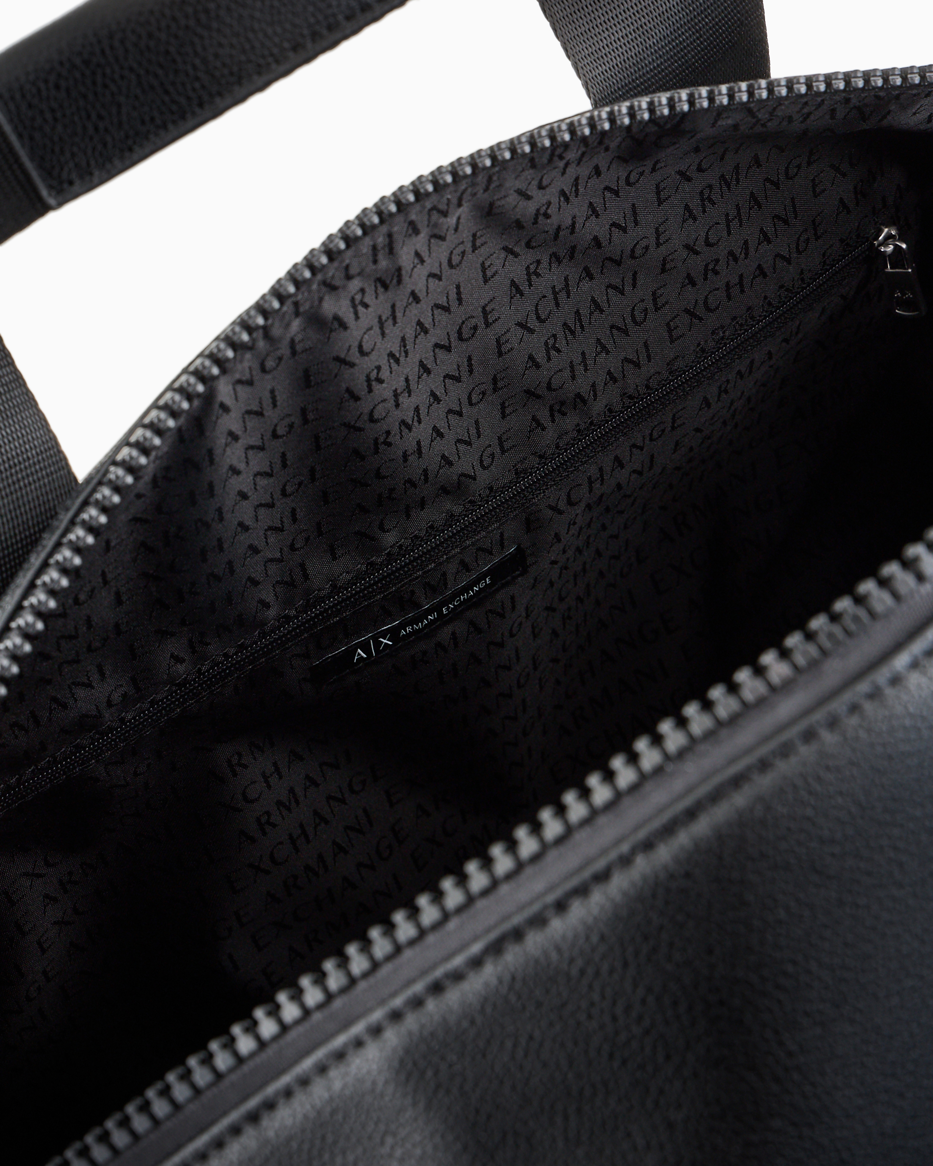 Giorgio Armani 最高級 黒 レザー トラベルバッグ ウィークエンド undefined