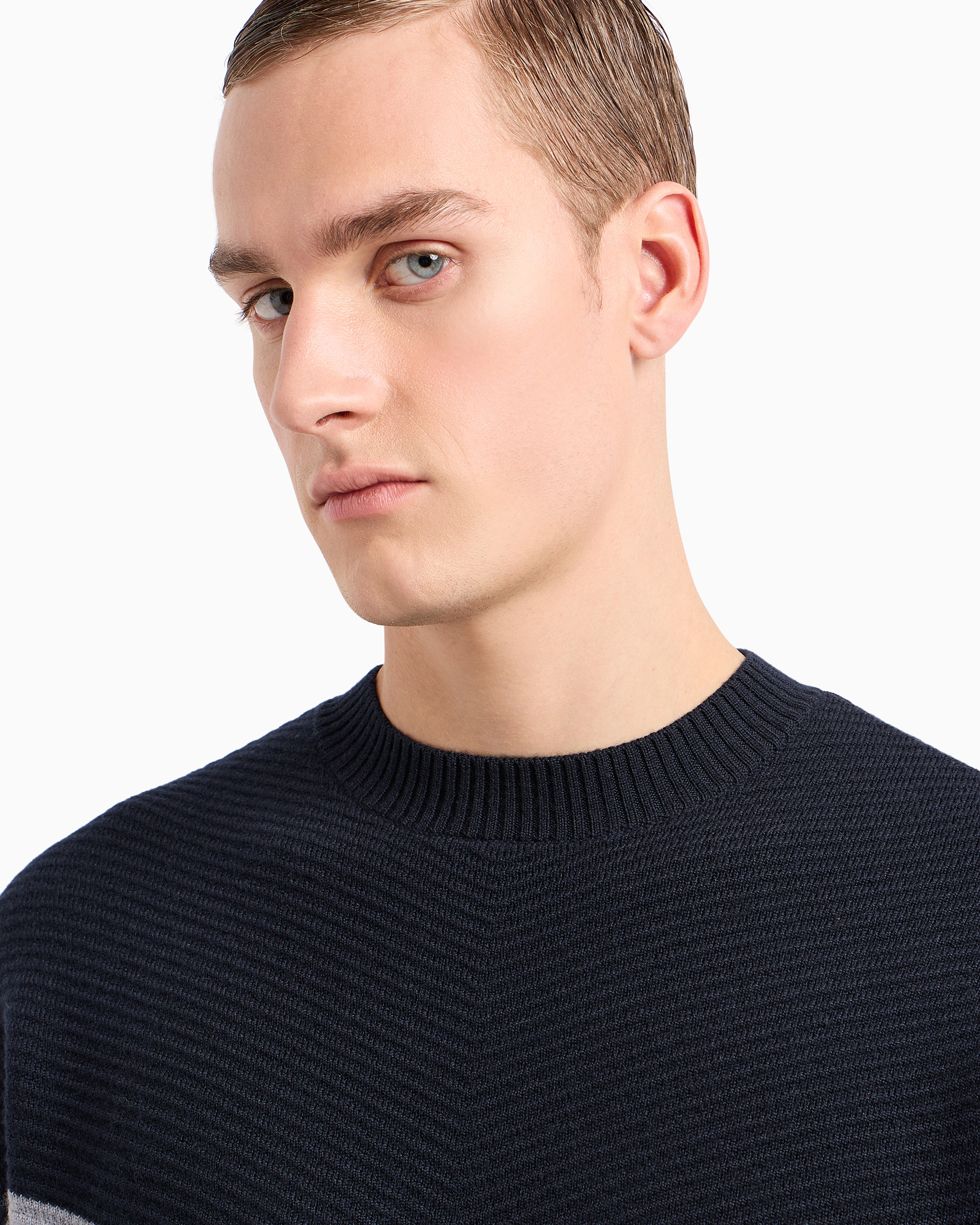 Emporio Armani Official Store Sweaters In Pattern