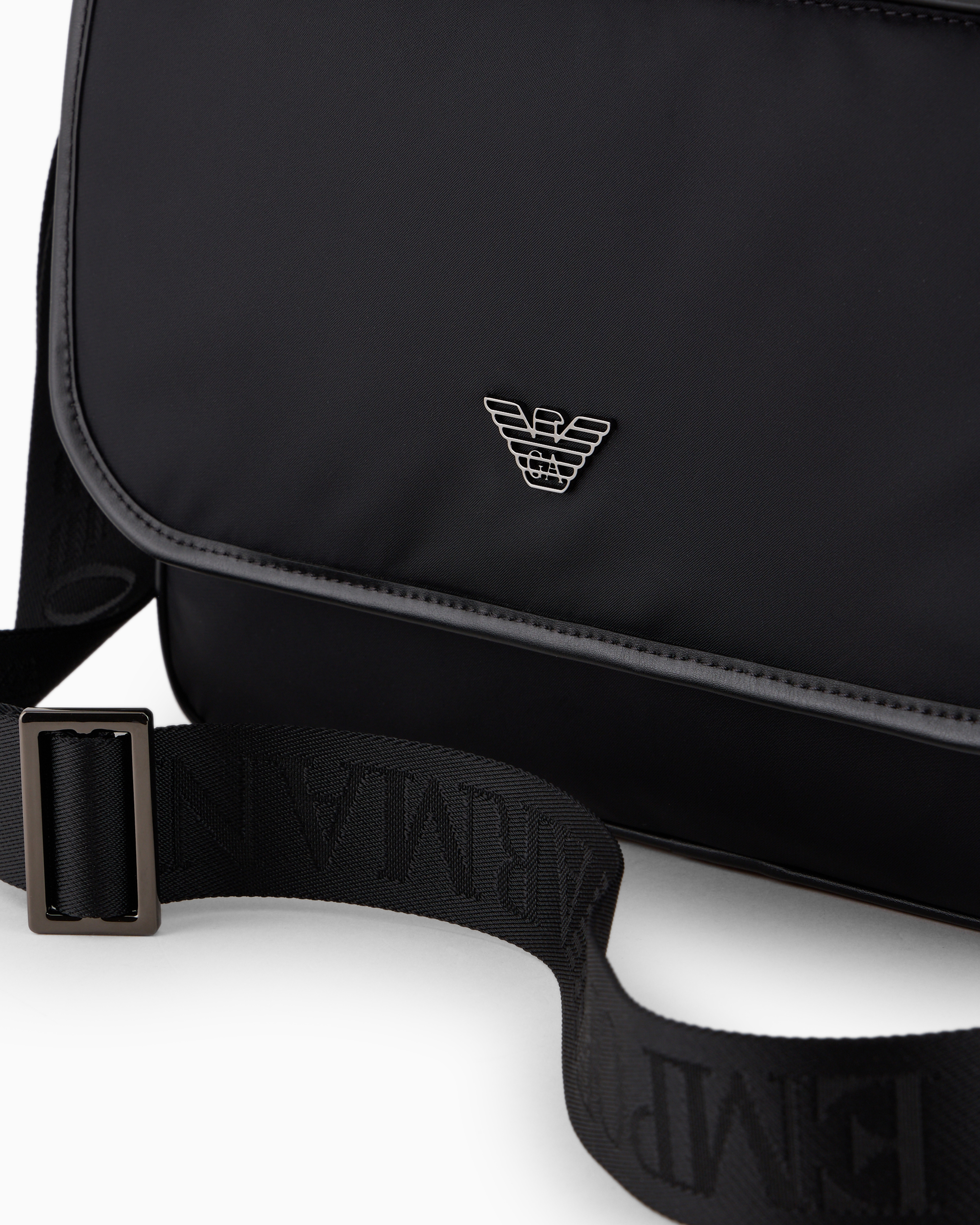 EMPORIO ARMANI ASV RECYCLED NYLON MESSENGER BAG 