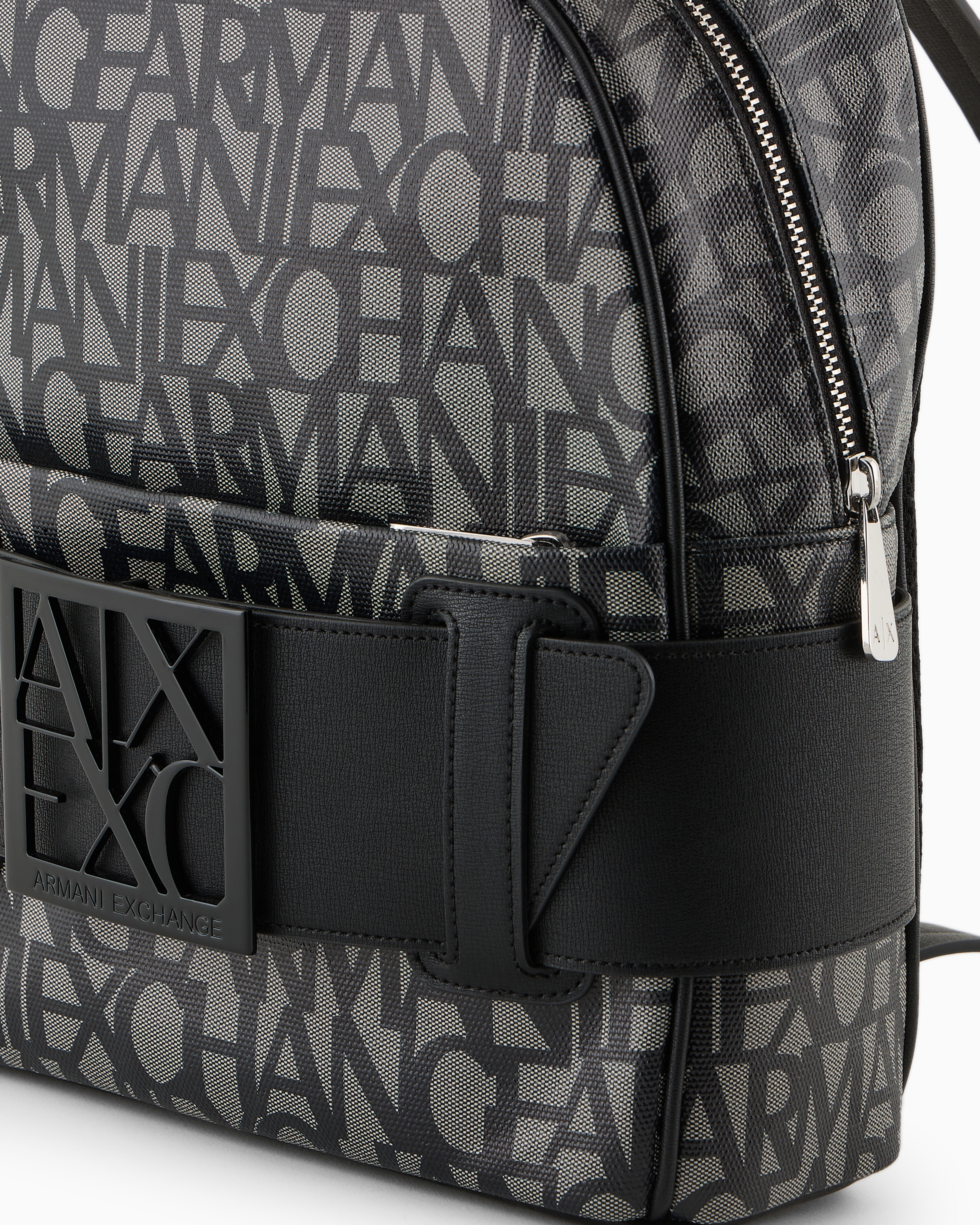 Armani Exchange Official Store Backpacks In Black Logo