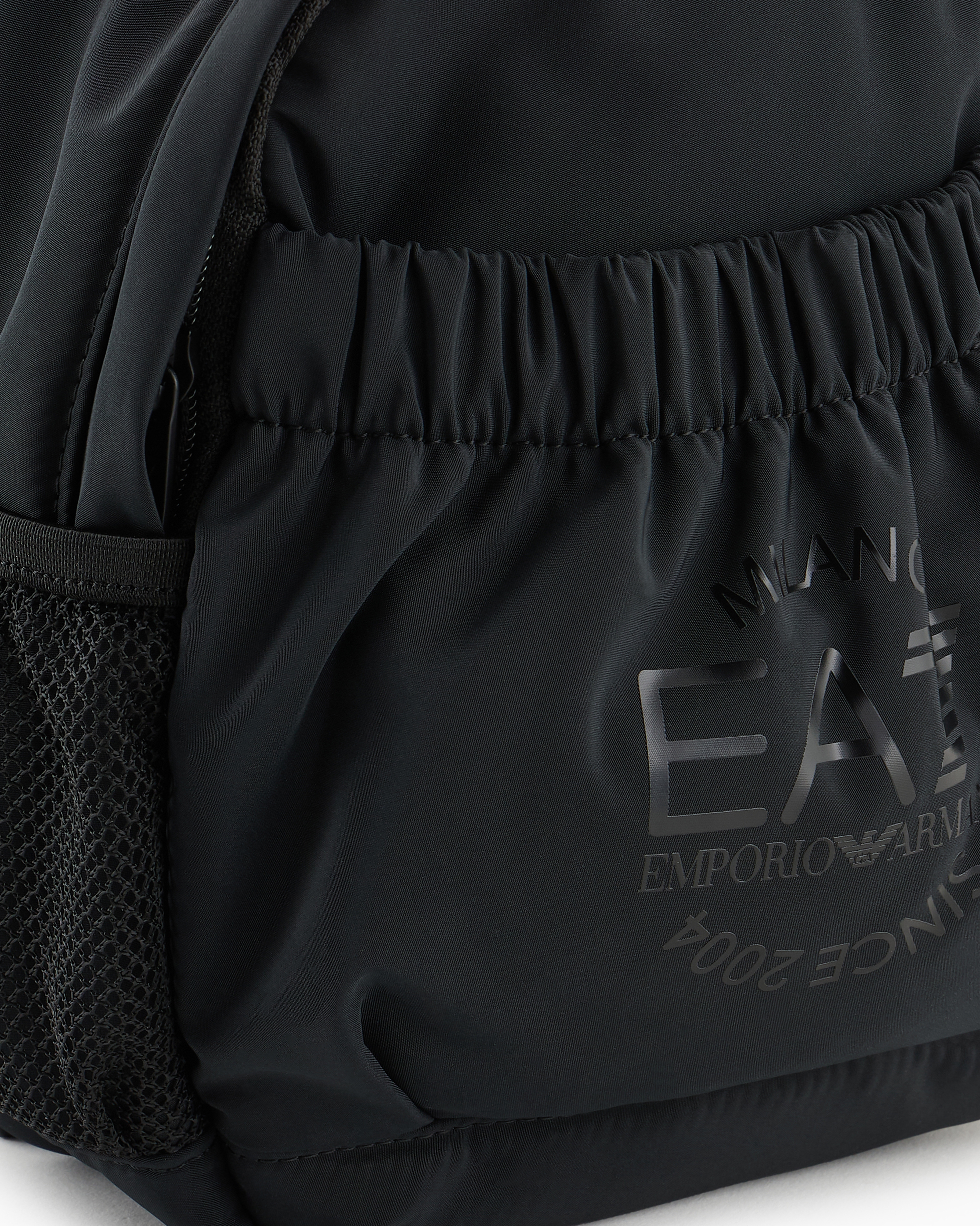 Shop Ea7 Nylon Mini Backpack In Black