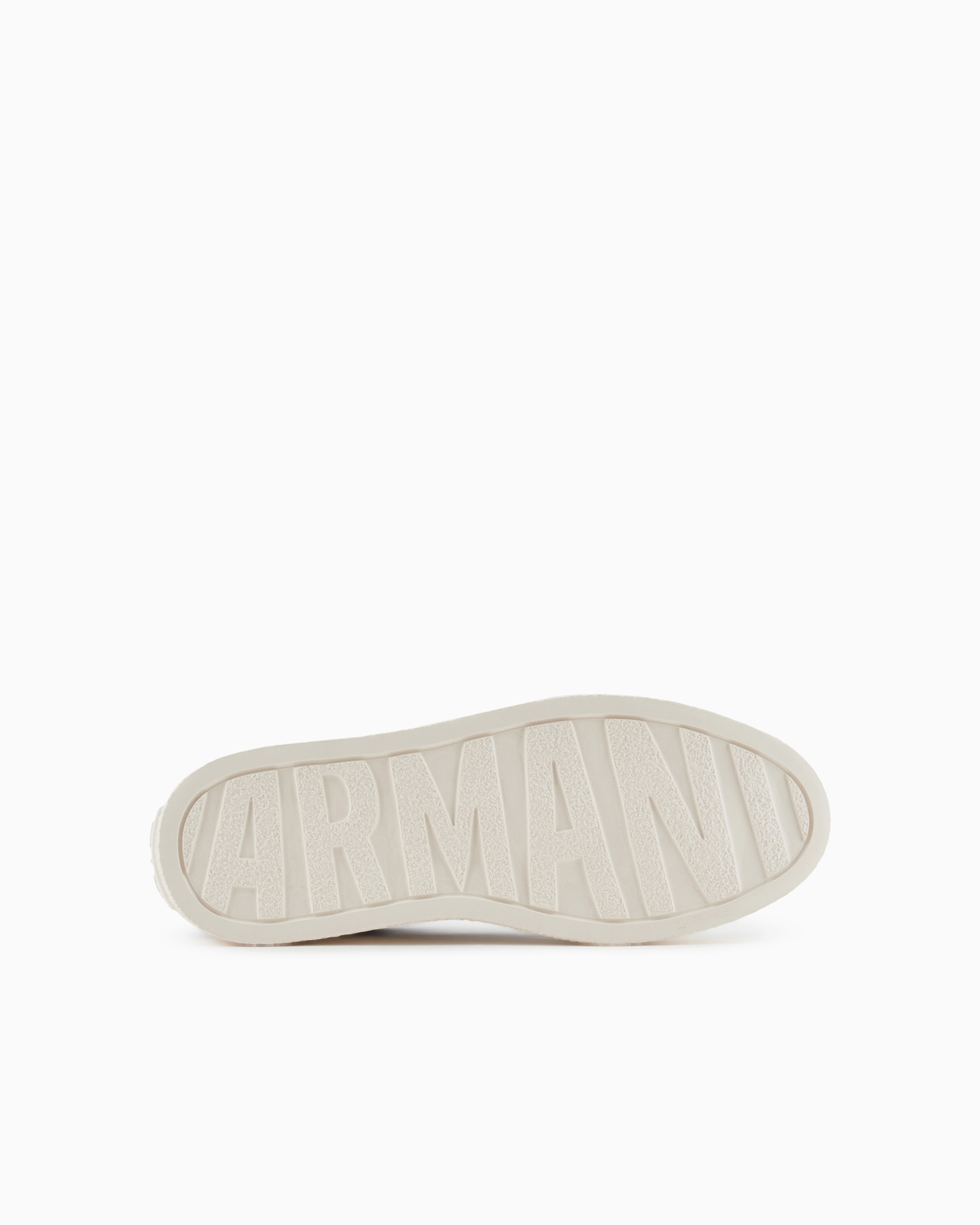 ☆Y*S☆ Fabric sneakers with allover logo | Armani Exchange