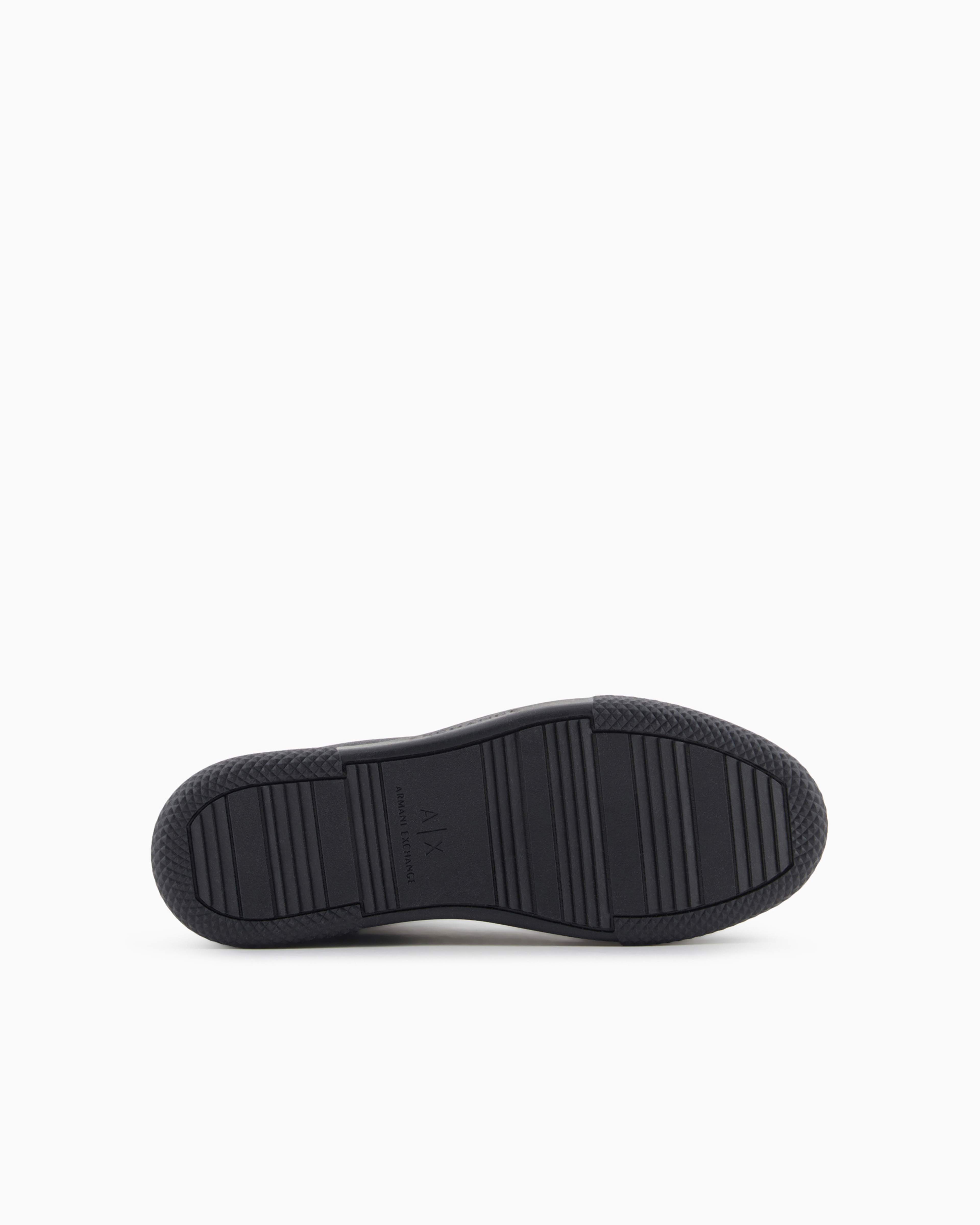 High top sneakers with allover logo insert | Armani Exchange