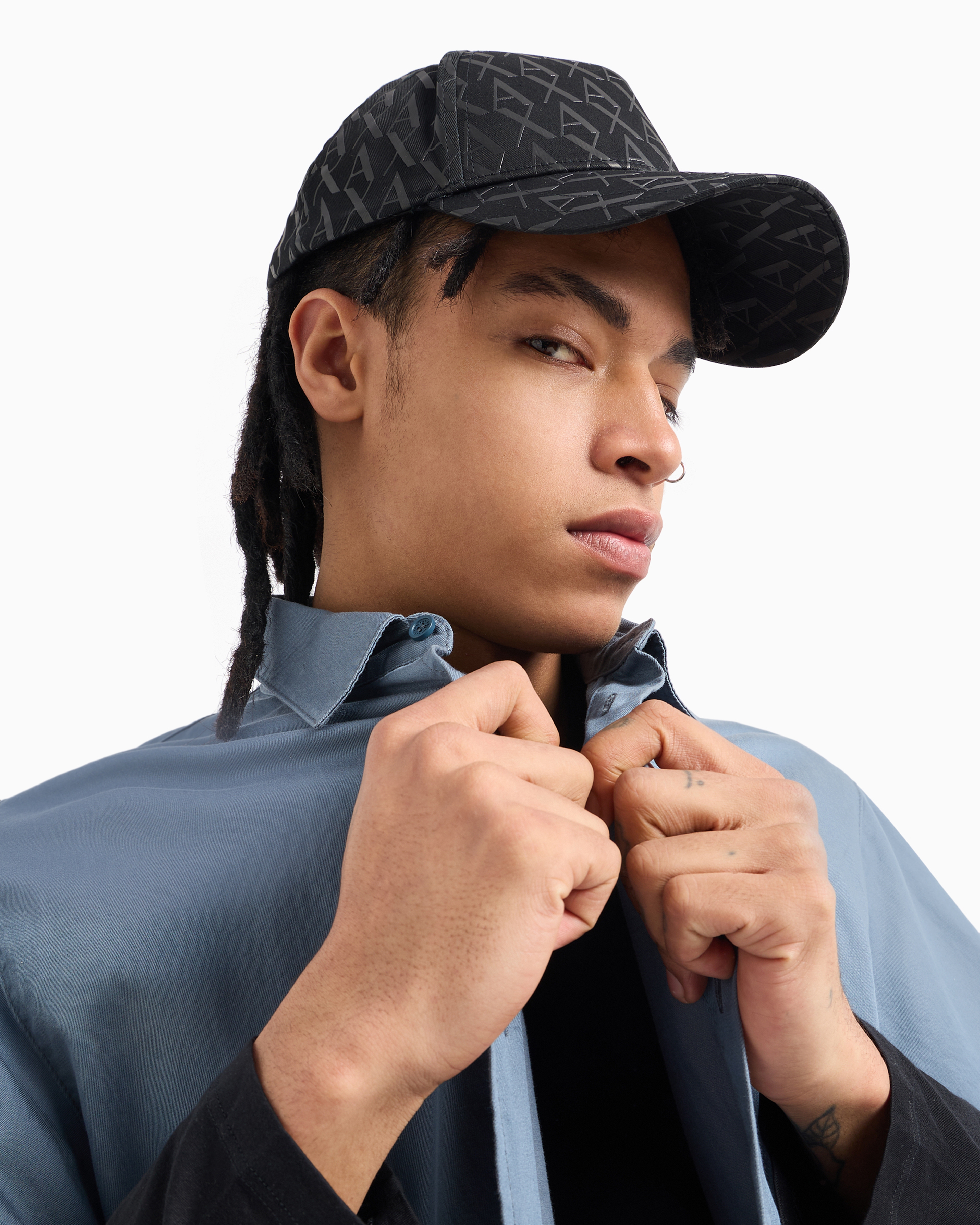 Armani Exchange Official Store Caps In Black
