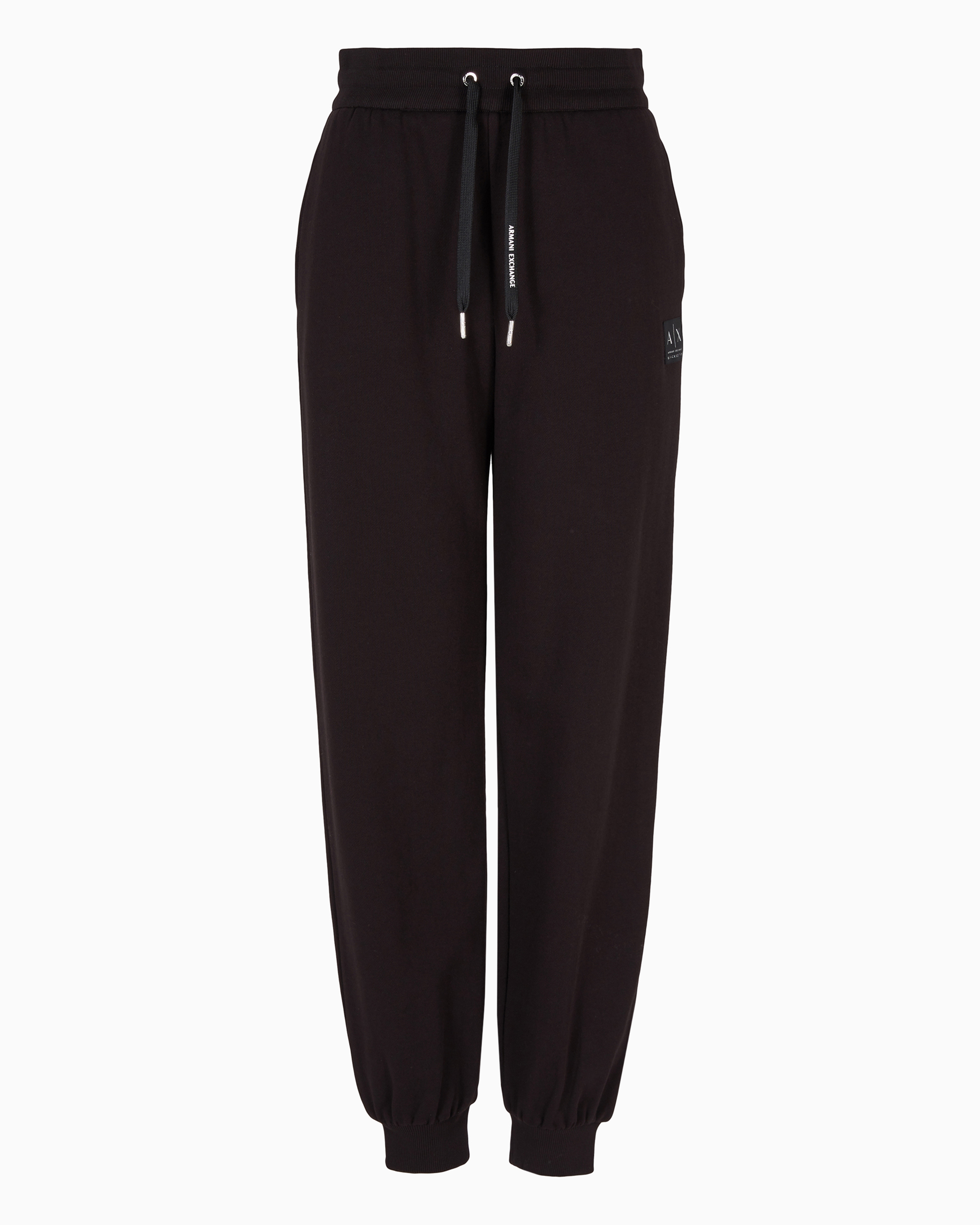 パンツ ARMANI EXCHANGE Woman Pants Black XW000824AF10818 UC001 AX Women's Pants with Drawstring and Elastic - ARMANI