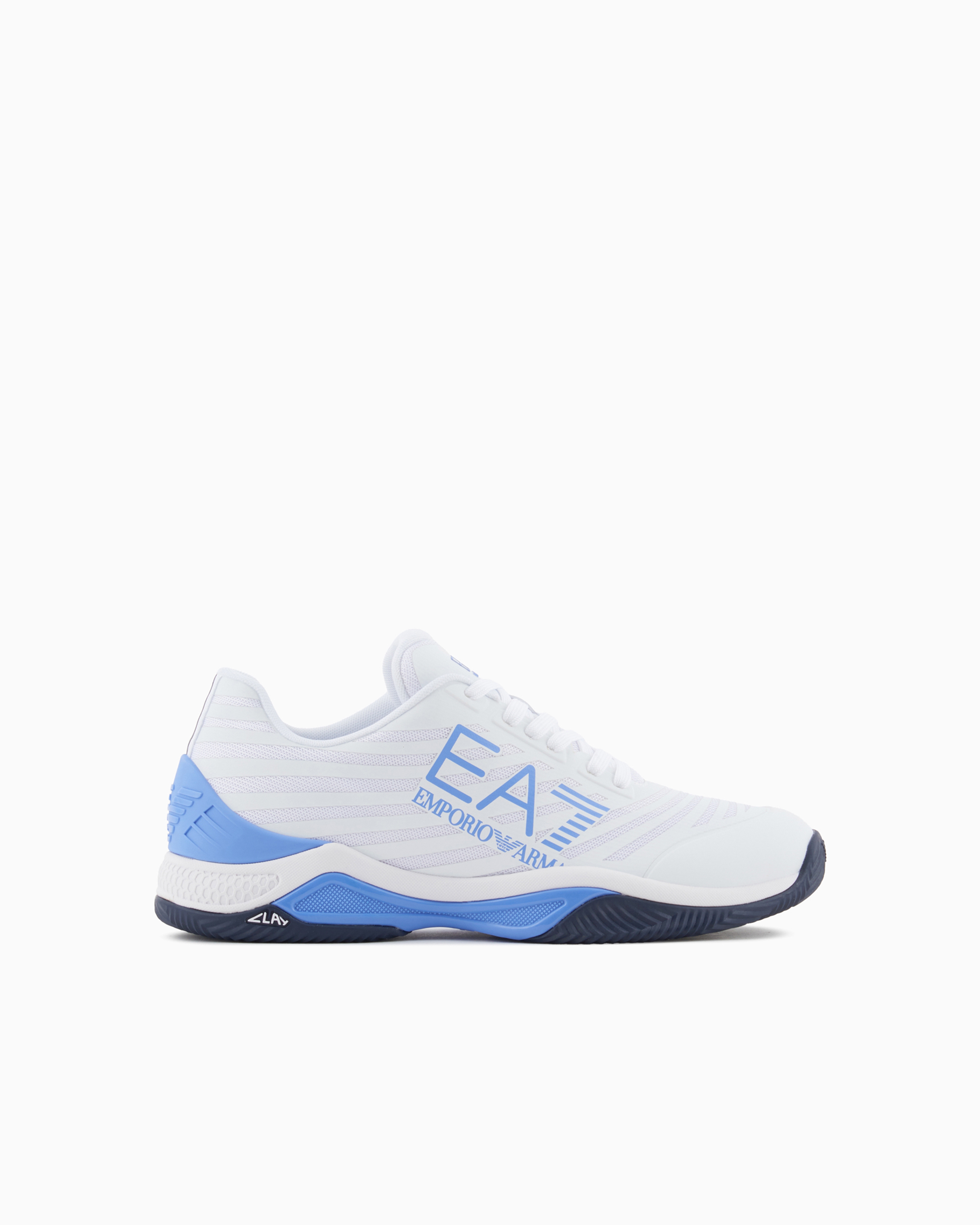 Ea7 Official Store Sneakers Tennis Tech Clay In Bleu Ciel