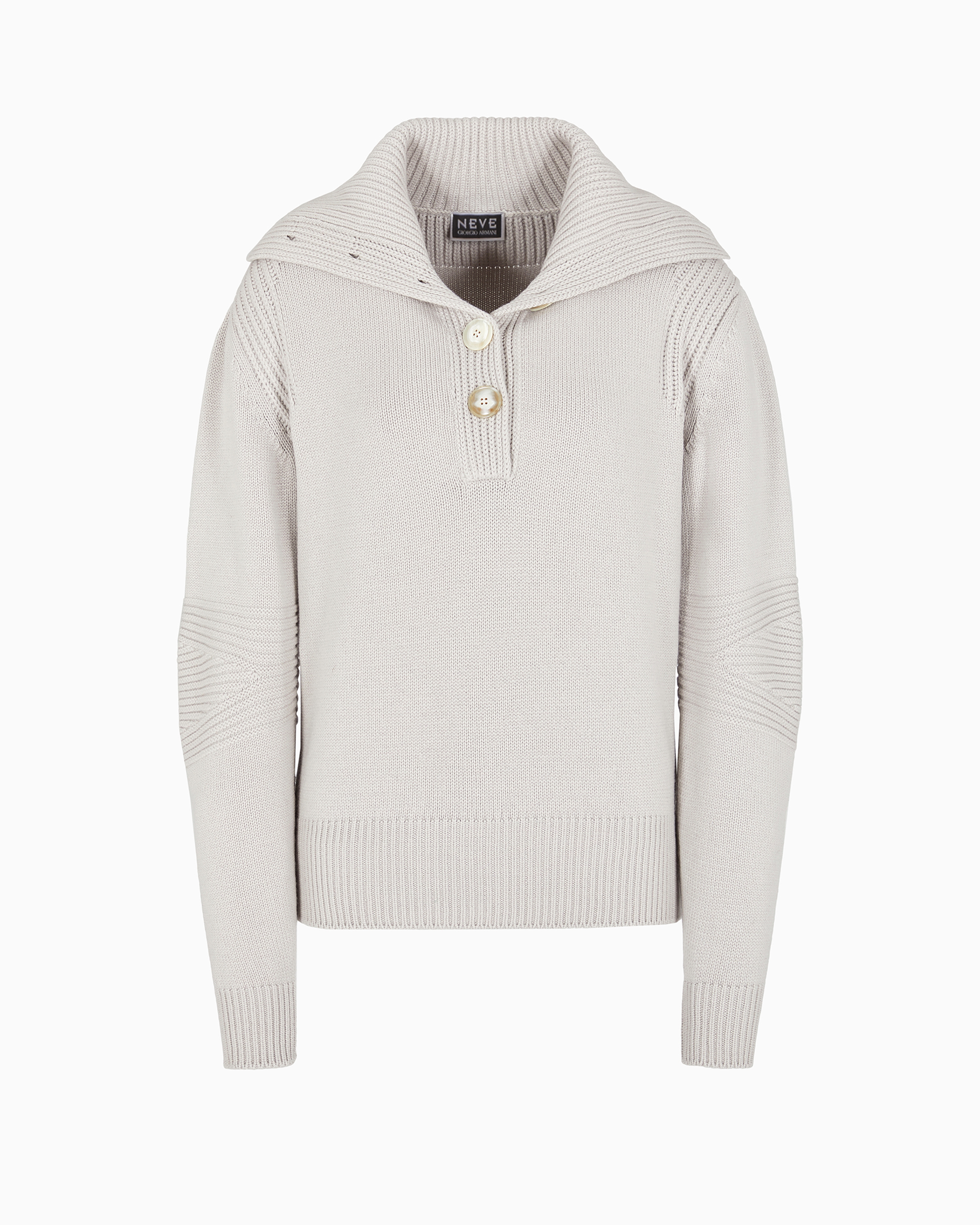 Giorgio Armani Neve Cashmere Jumper In Grey