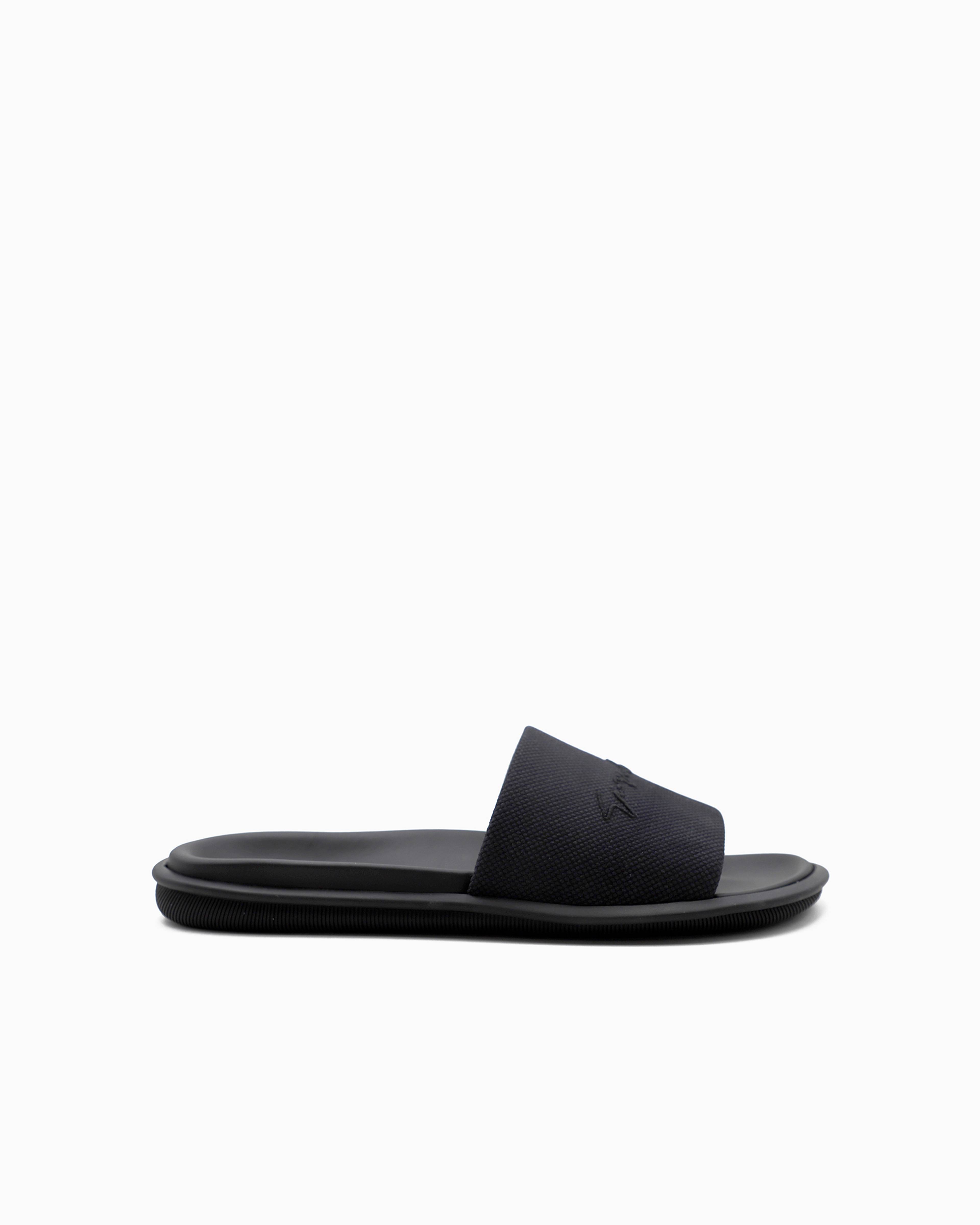 Giorgio Armani Official Store Slides In Black