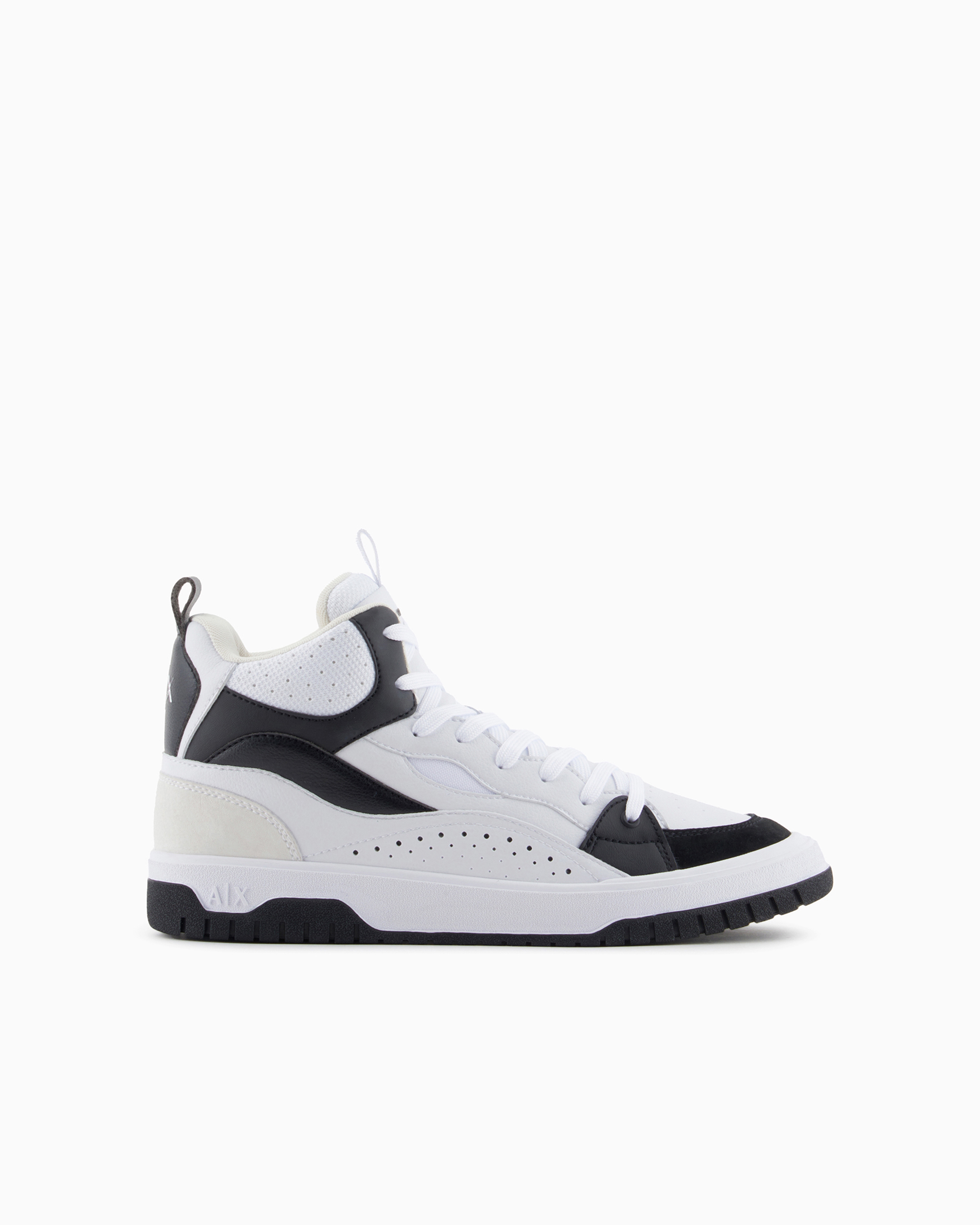 Armani Exchange Official Store Sneakers In Bianco E Nero