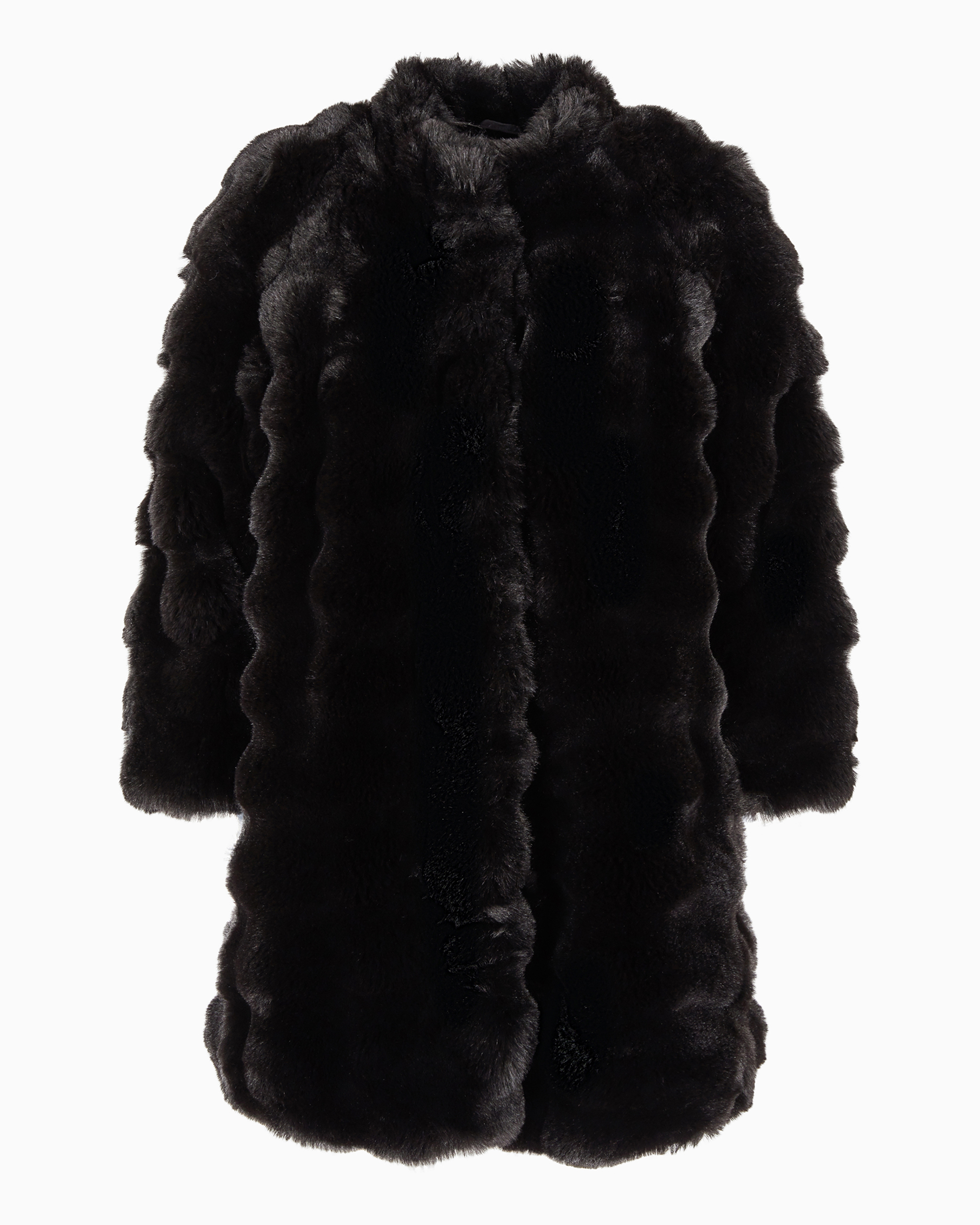 Armani Exchange Official Store Eco Furs In Black