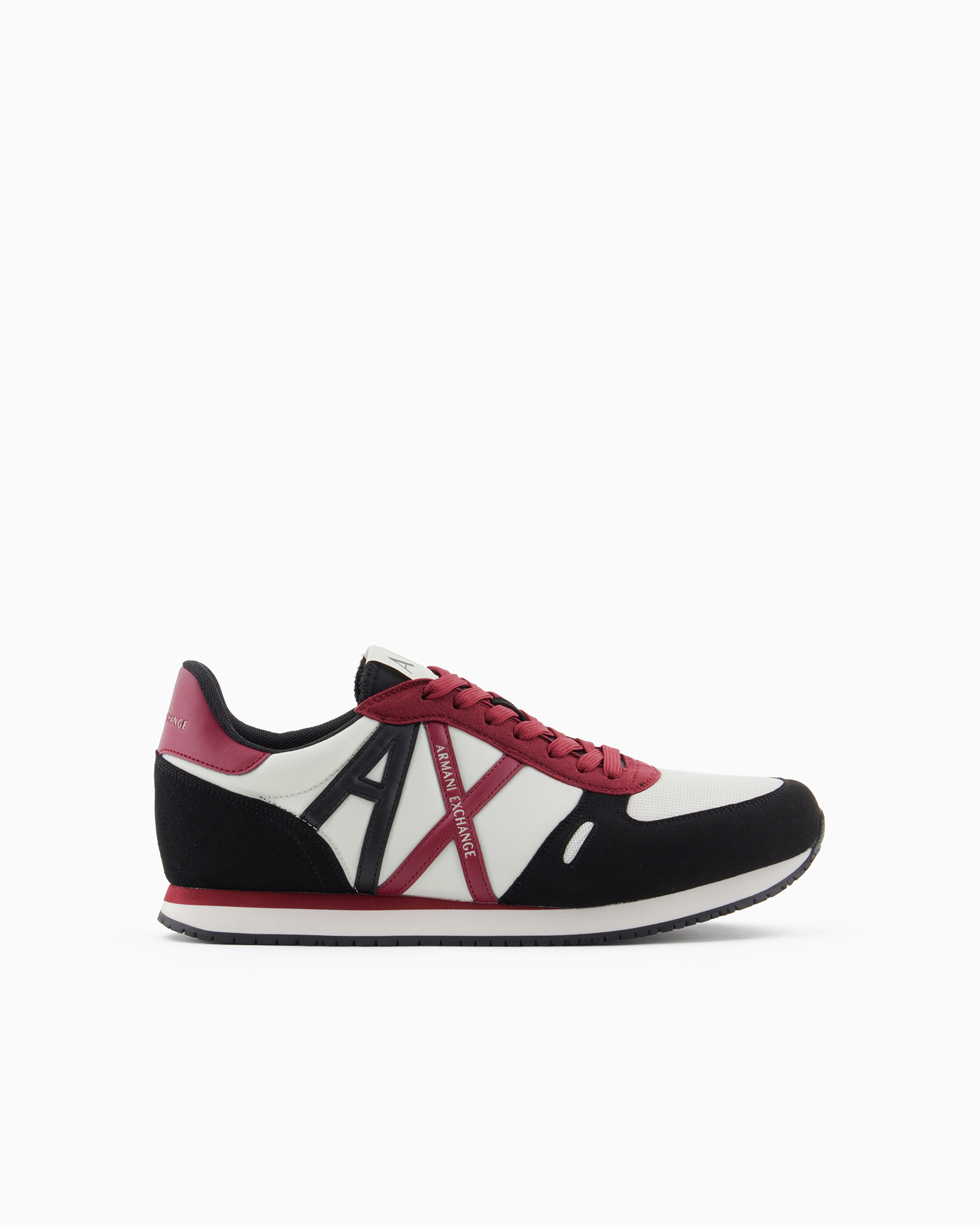 Sneakers in eco-suede, mesh and nylon | Armani Exchange