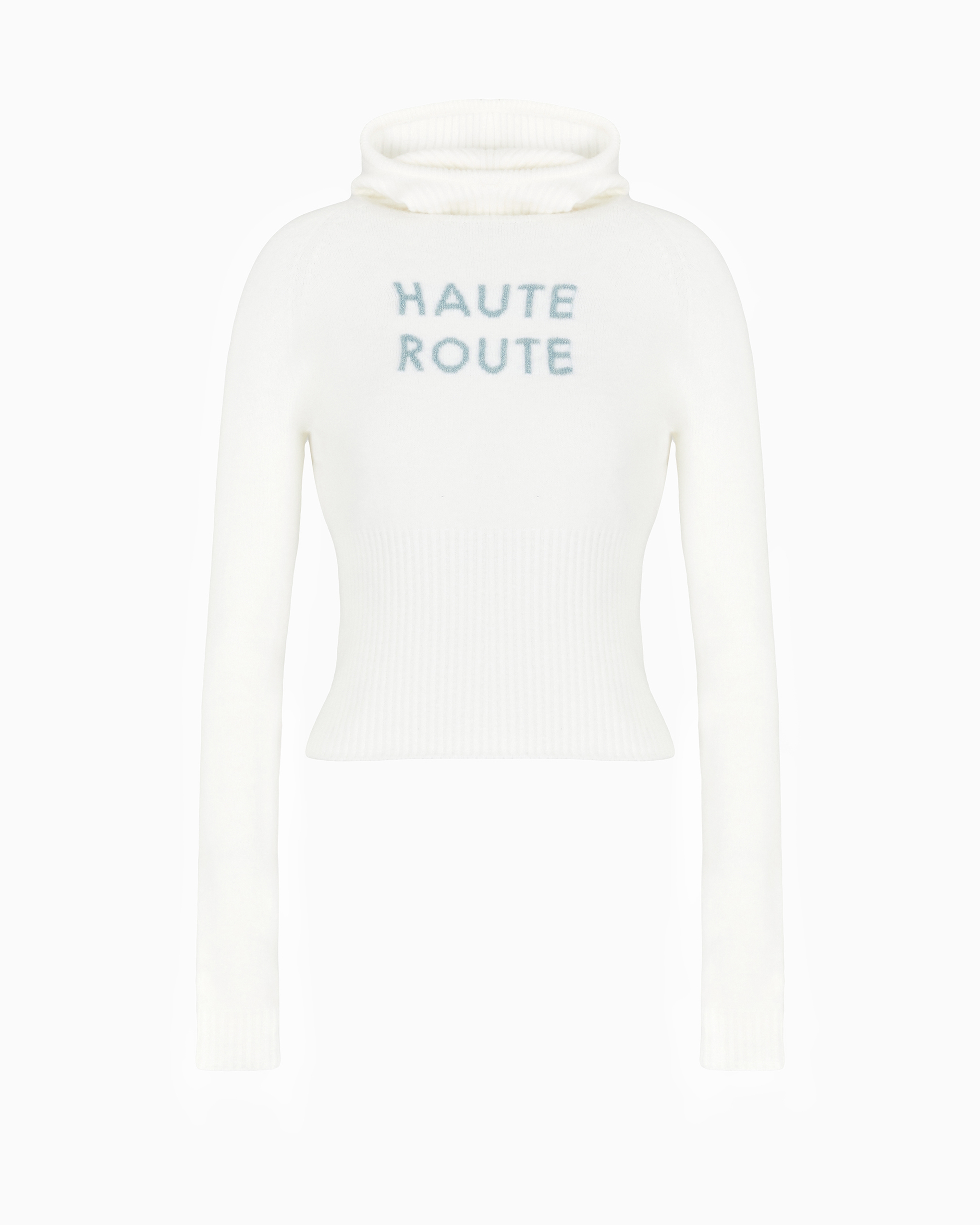 Giorgio Armani Neve Hooded Jumper In A Blend Of Cashmere And Virgin Wool In White