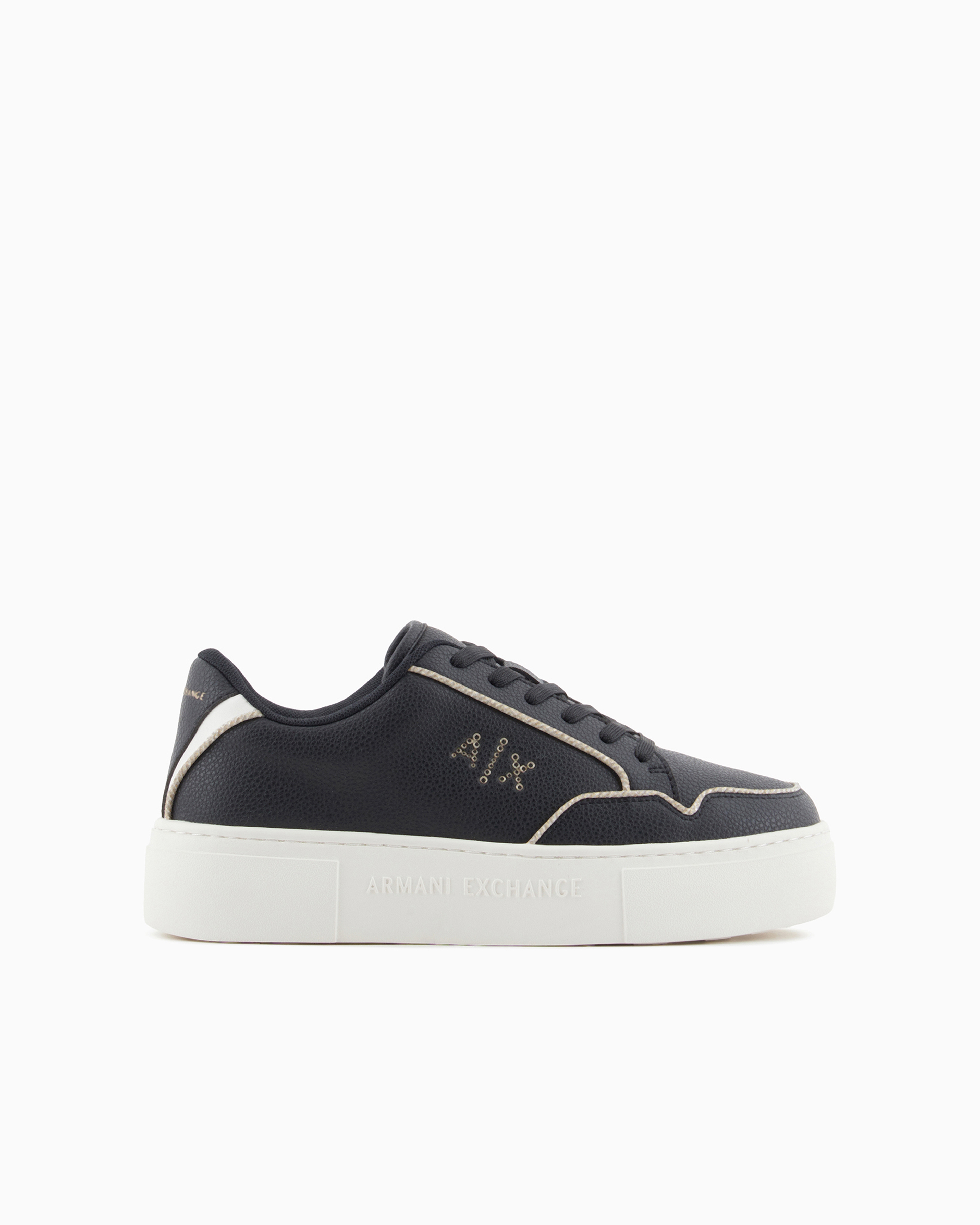 Armani Exchange Official Store Sneakers In Black