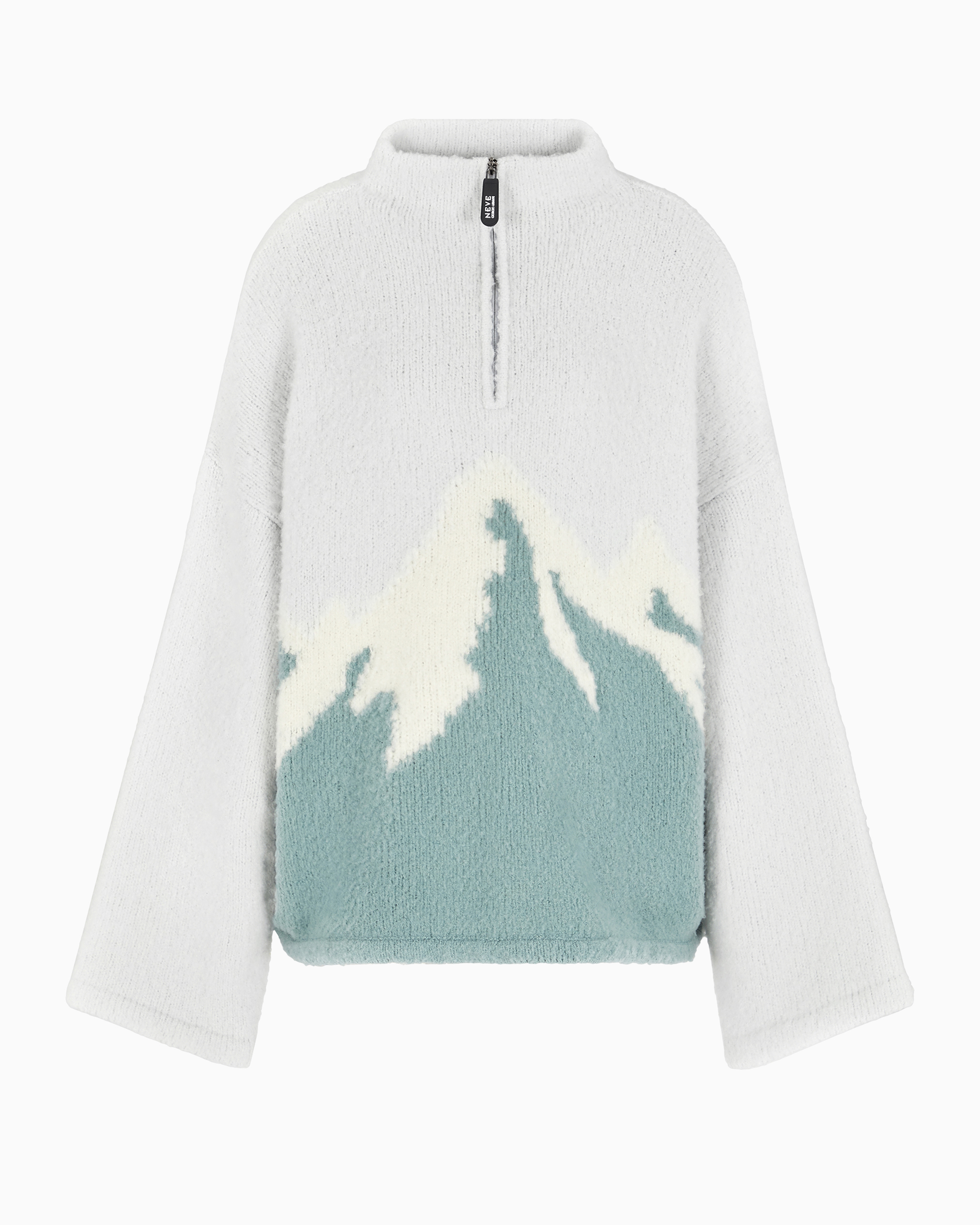 Giorgio Armani Neve Jumper In A Jacquard Virgin Wool Blend In Patterned