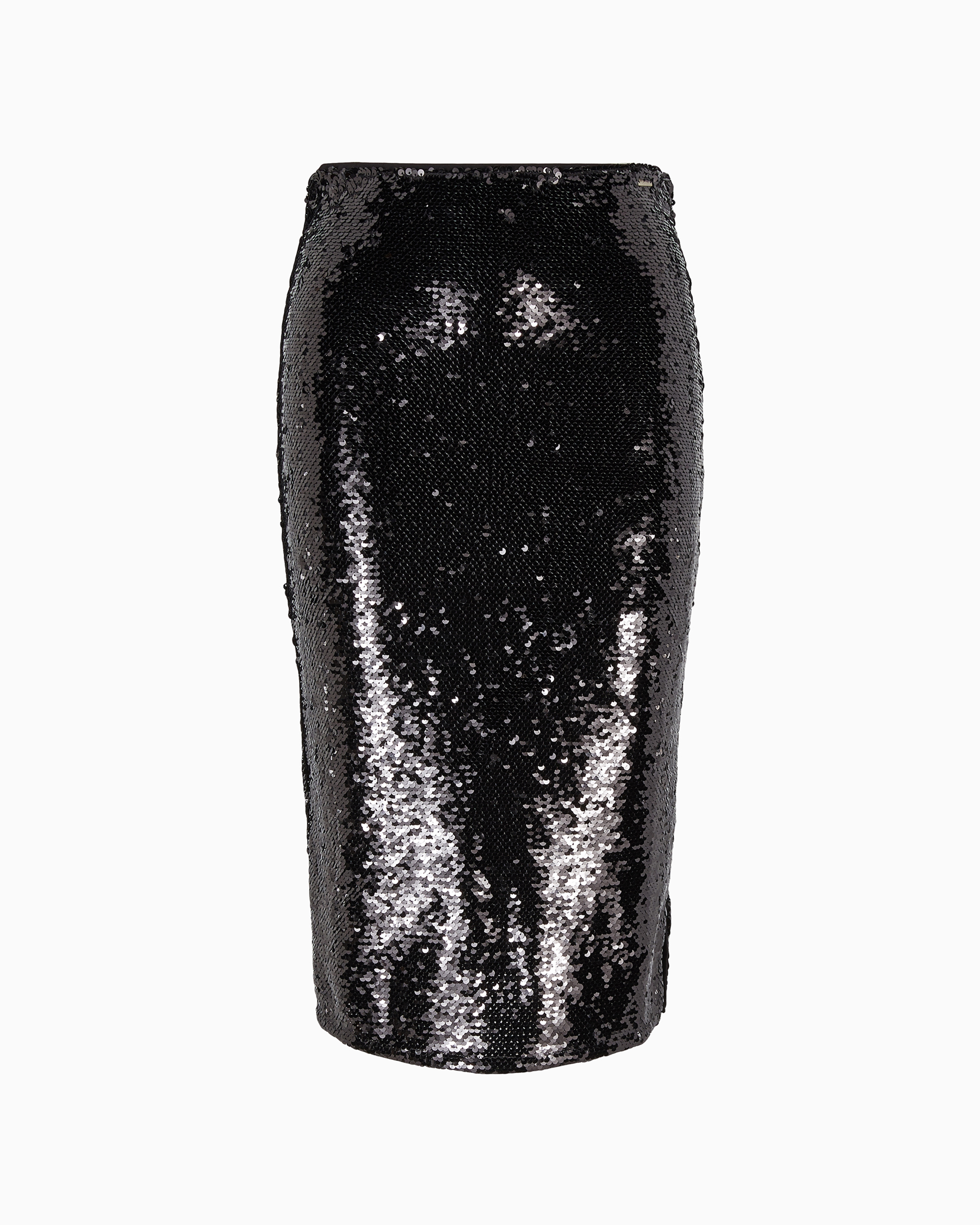 Armani Exchange Official Store Midi Skirts In Black