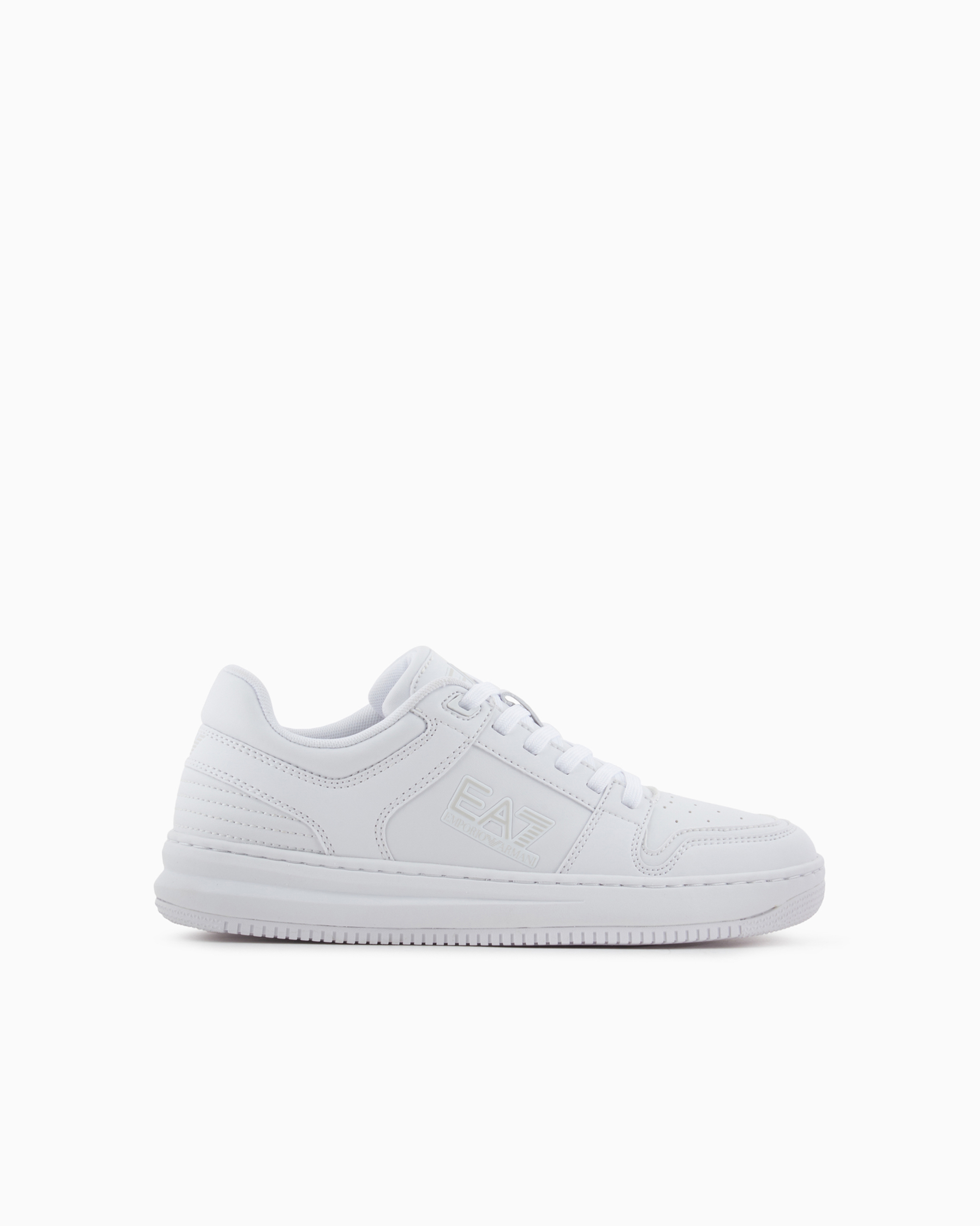 Ea7 Official Store Slasher Sneakers In White