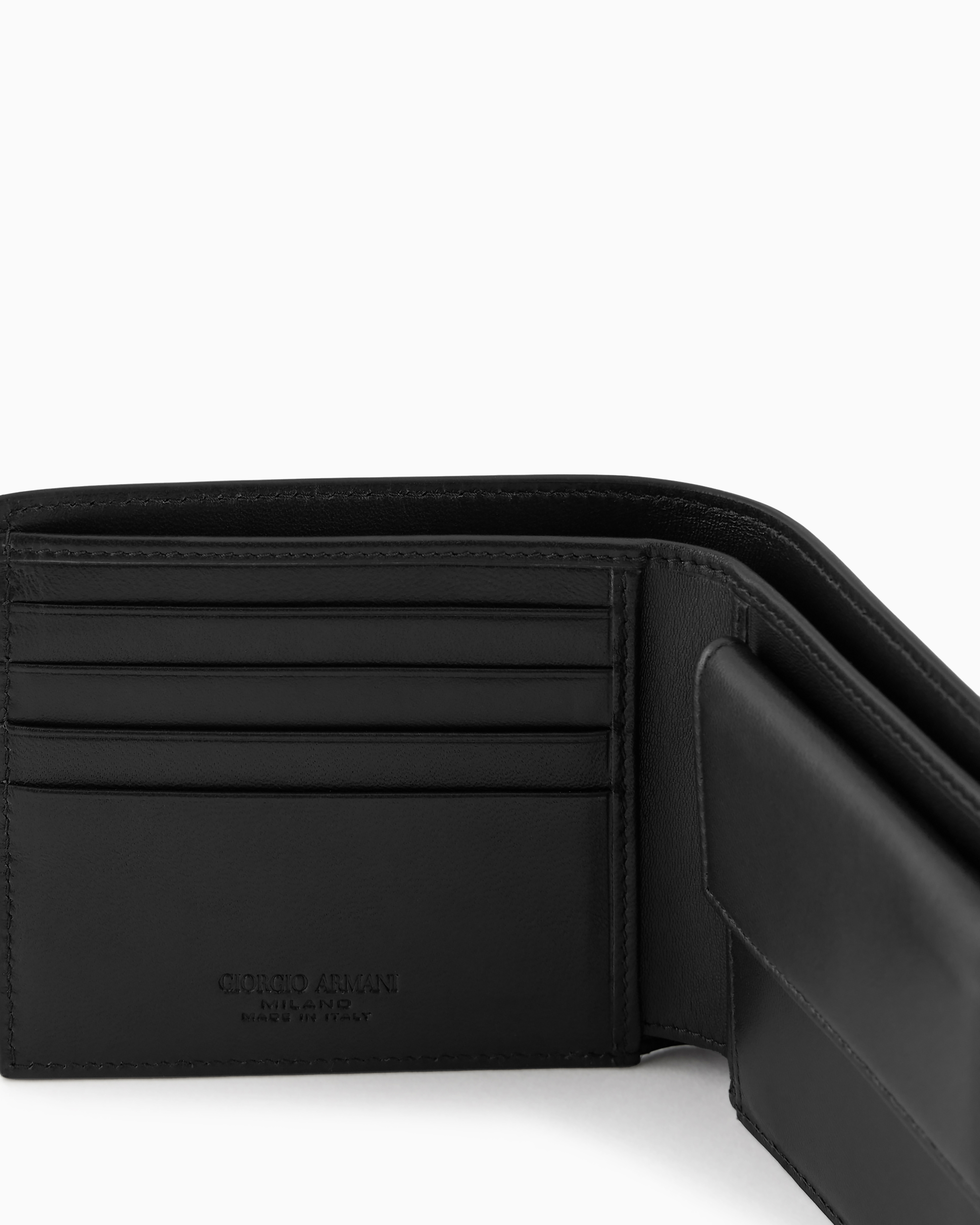 Giorgio Armani★素敵！Logo Leather Zip-Aroud Coin/Card Case Giorgio Armani Leather Cardholder | Wallets | Harry Rosen