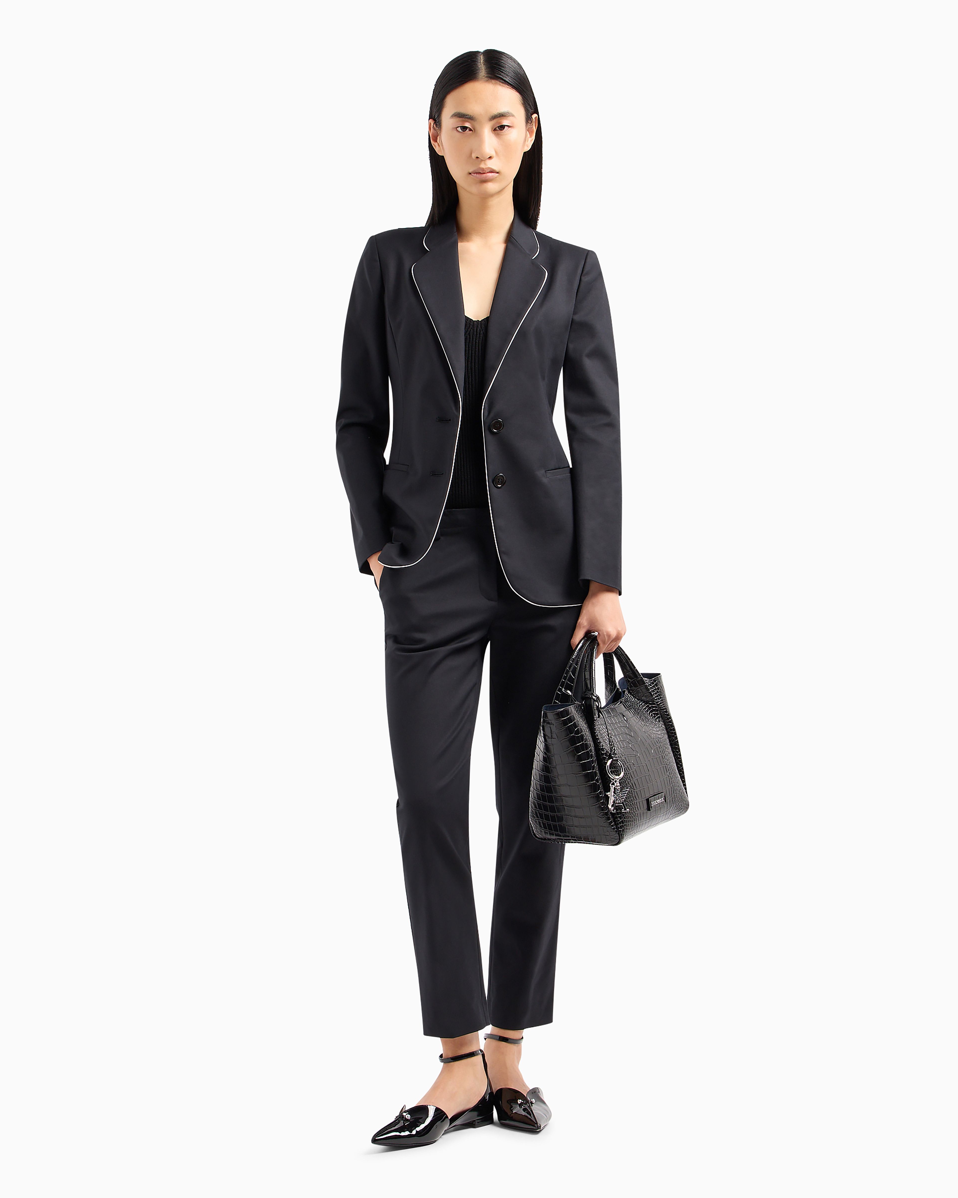 EMPORIO ARMANI ✨スプリングコート　ティアード　総柄　WジップL undefined