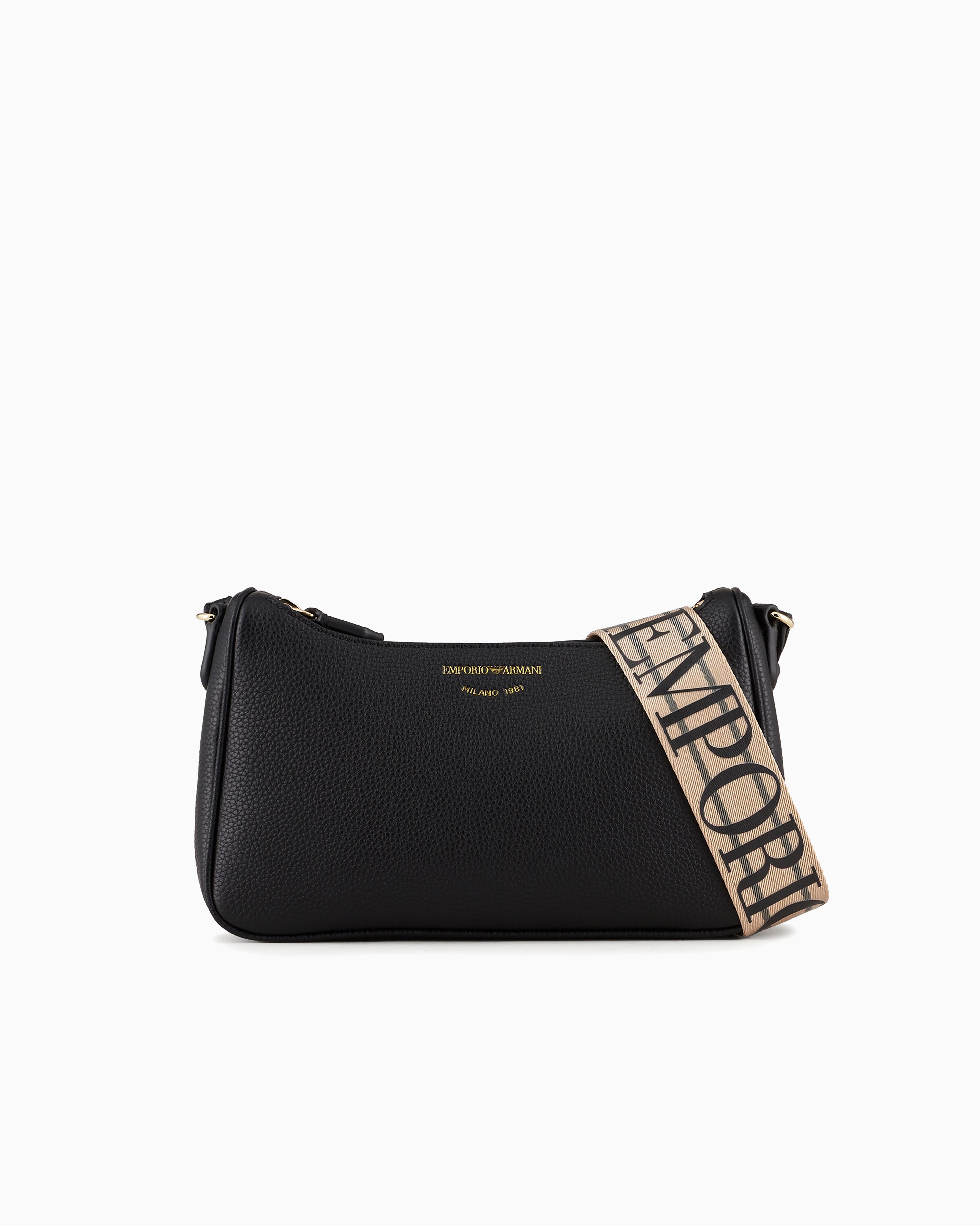 Emporio Armani Y3H293 Black Baguette Bag