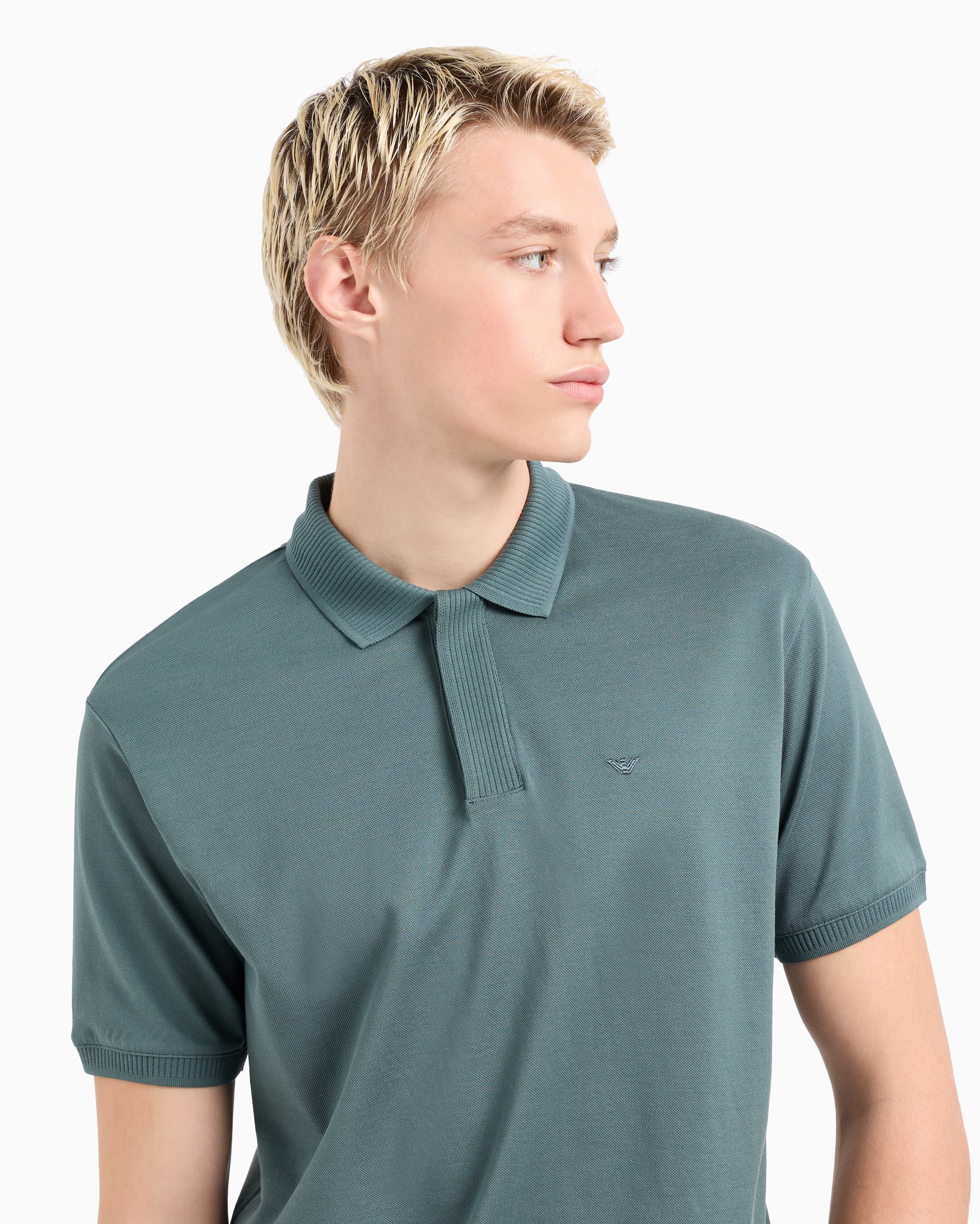 Jersey polo shirt | Emporio Armani