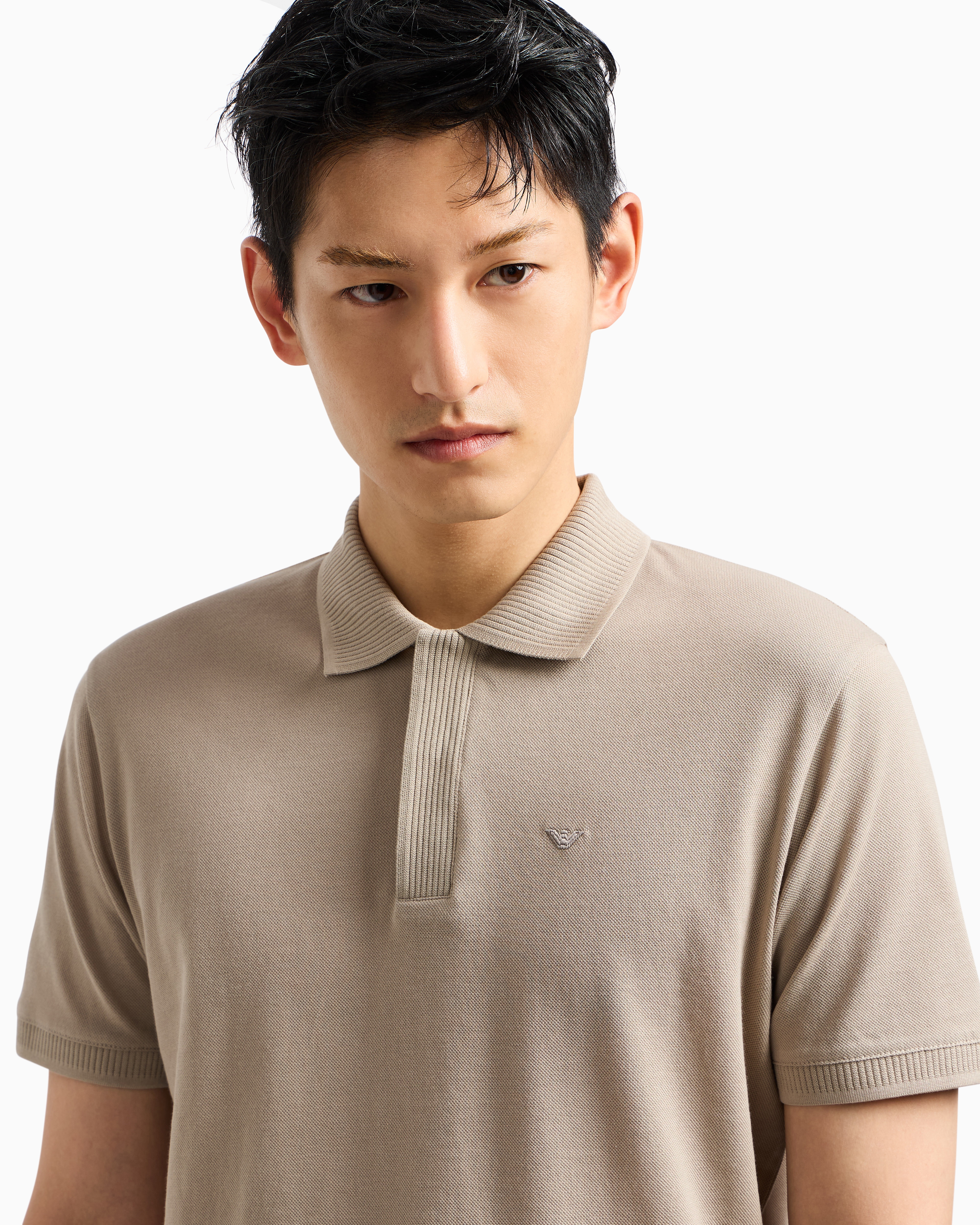 Tシャツ・カットソー EMPORIO ARMANI SS25 POLO SHIRT (EM000850 AF12955 U6167) Jersey polo shirt | Emporio Armani