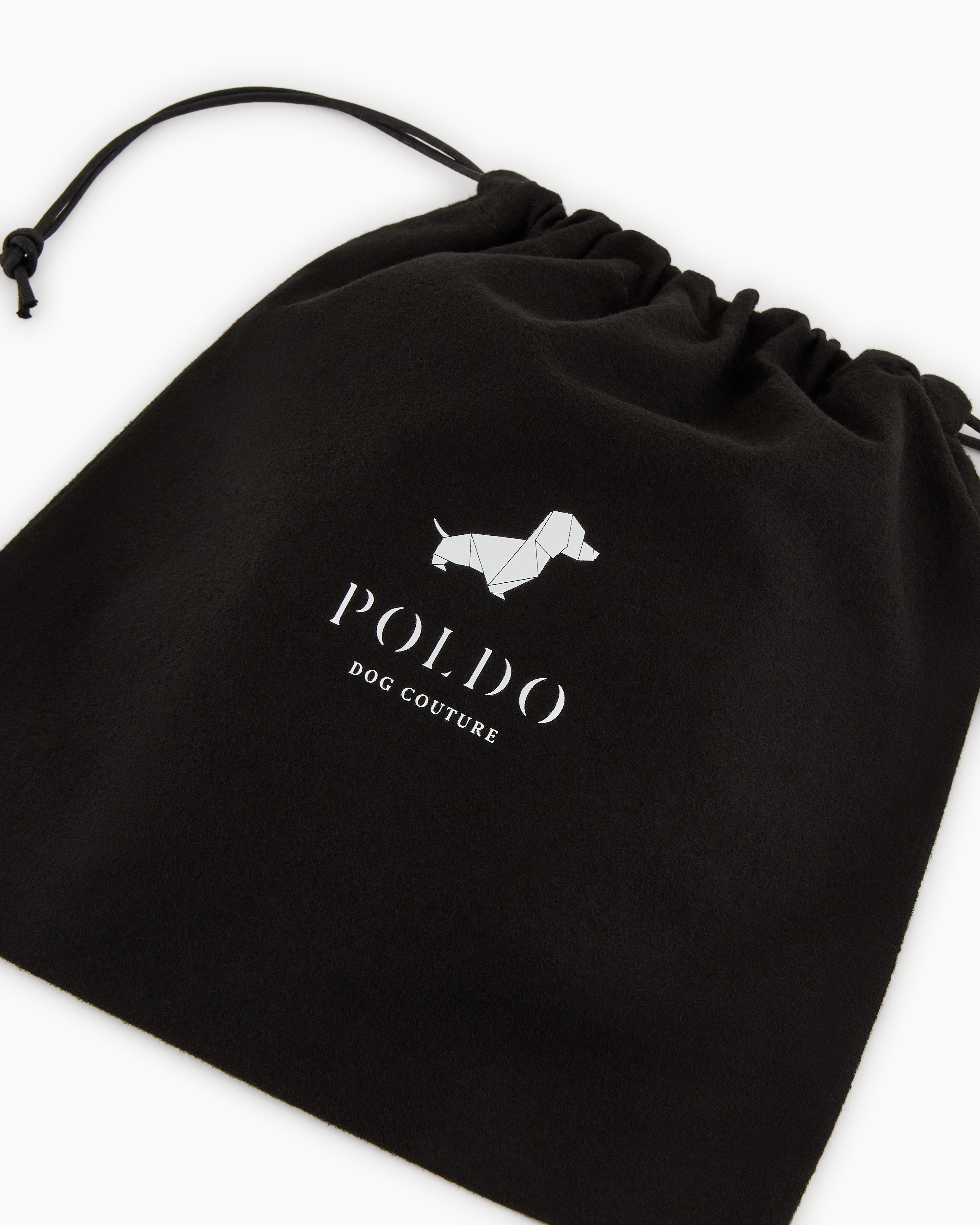 Giorgio Armani Poldo X  Leash In Virgin Wool And Leather In Navy_blue