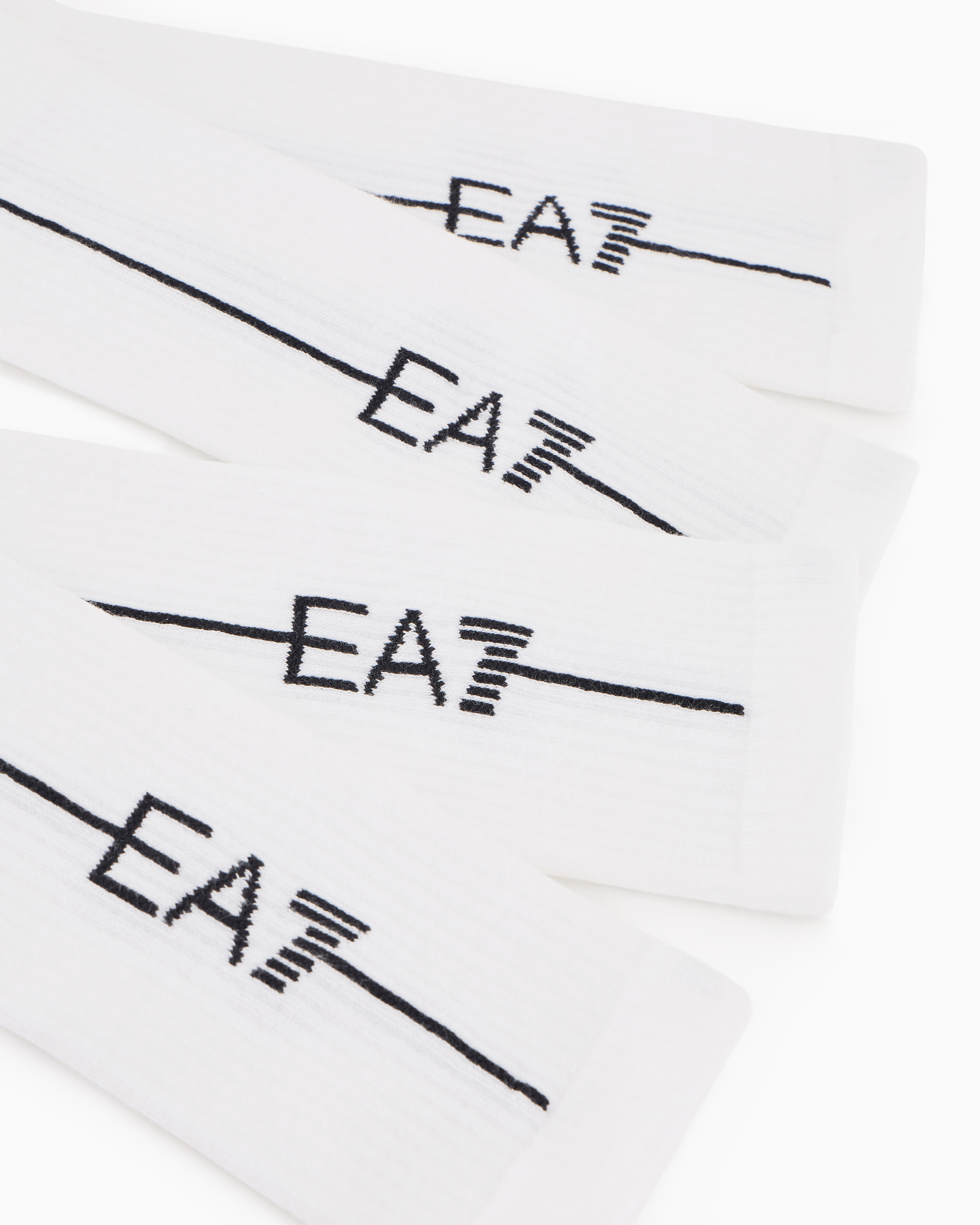 Ea7 Terrycloth Training Socks In White