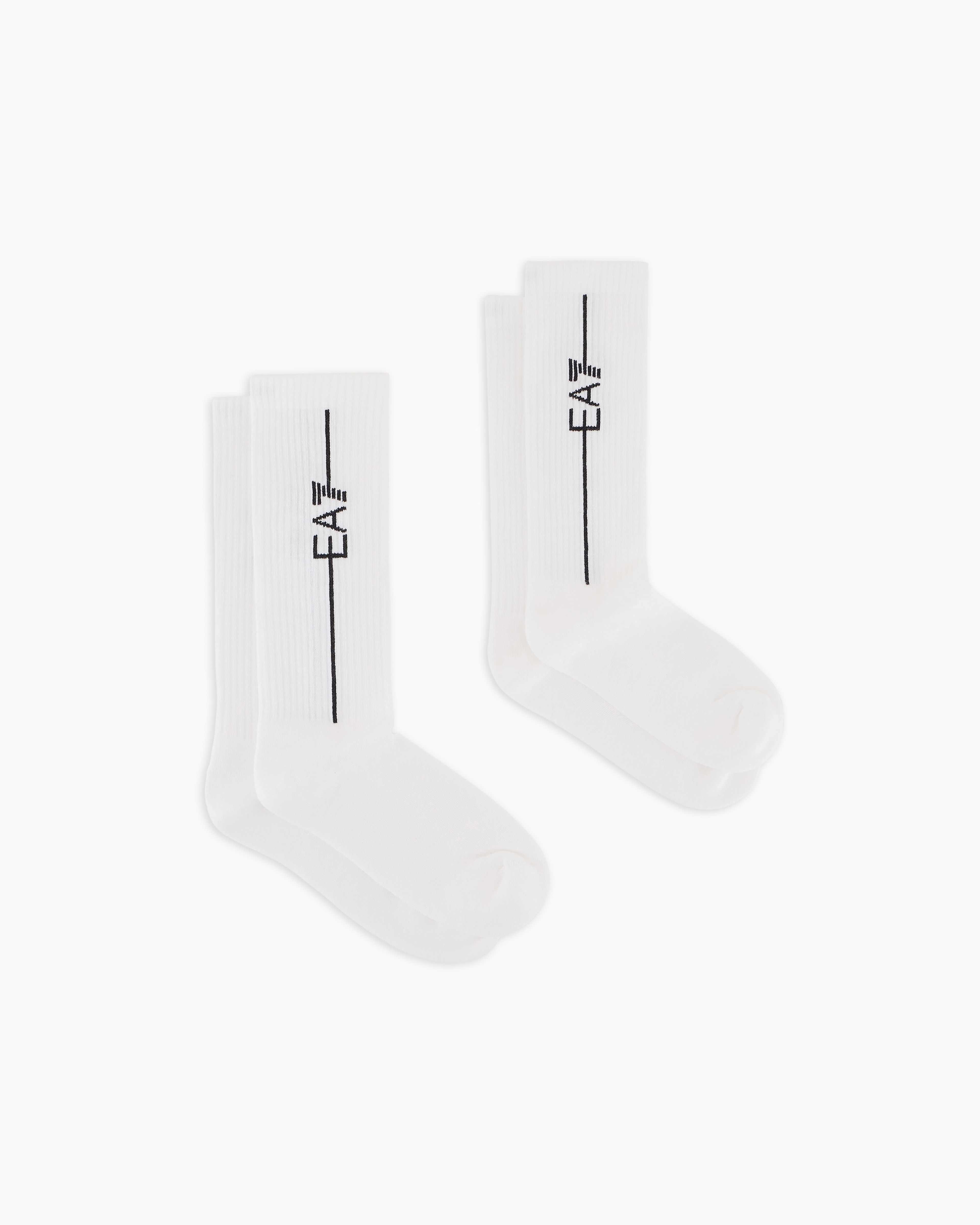 Ea7 Terrycloth Training Socks In White