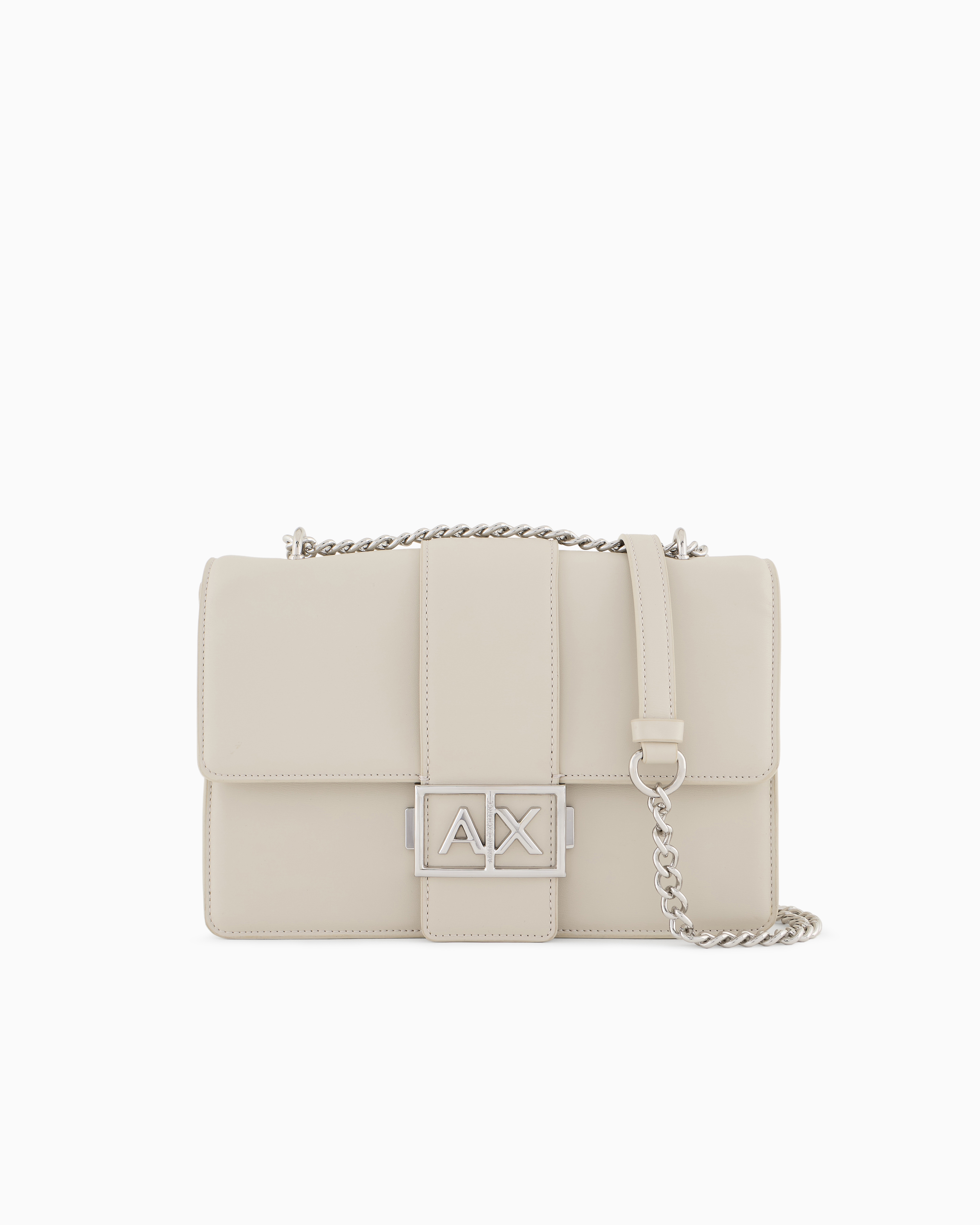 Armani Exchange Crossbody Bags In Beige