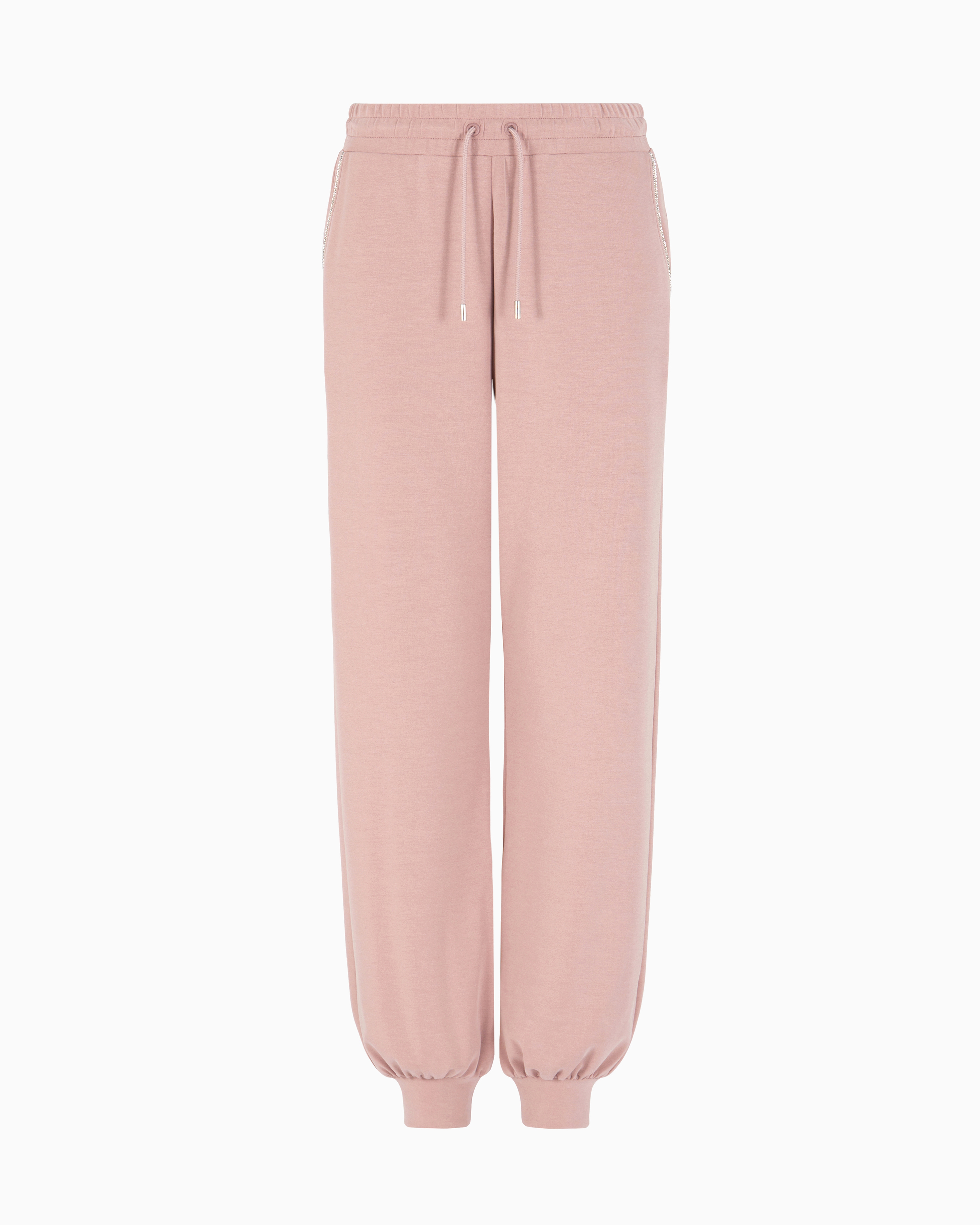 Ea7 Precious Stretch-modal-blend Joggers In Pink