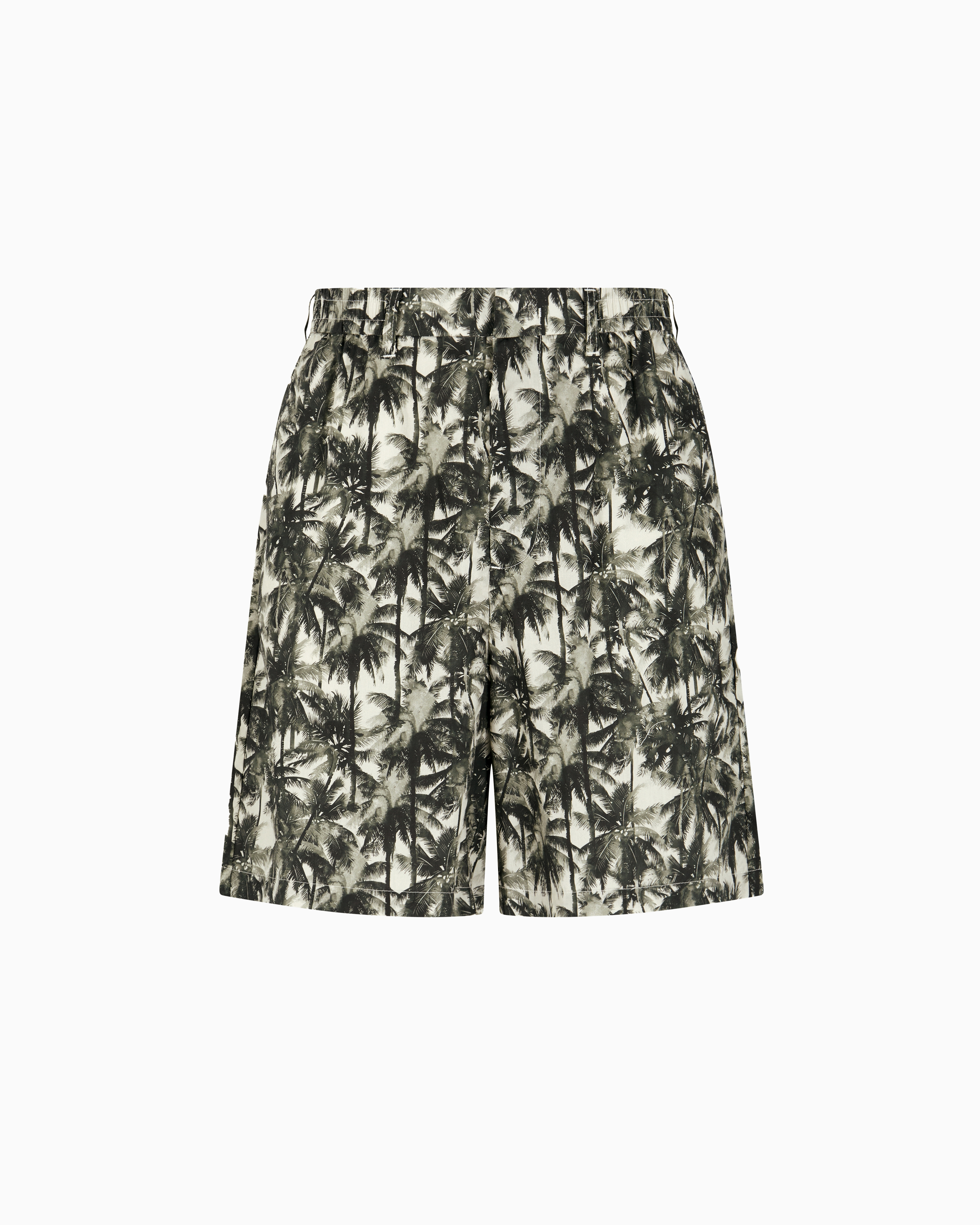 Armani Exchange Bermuda Shorts In Green