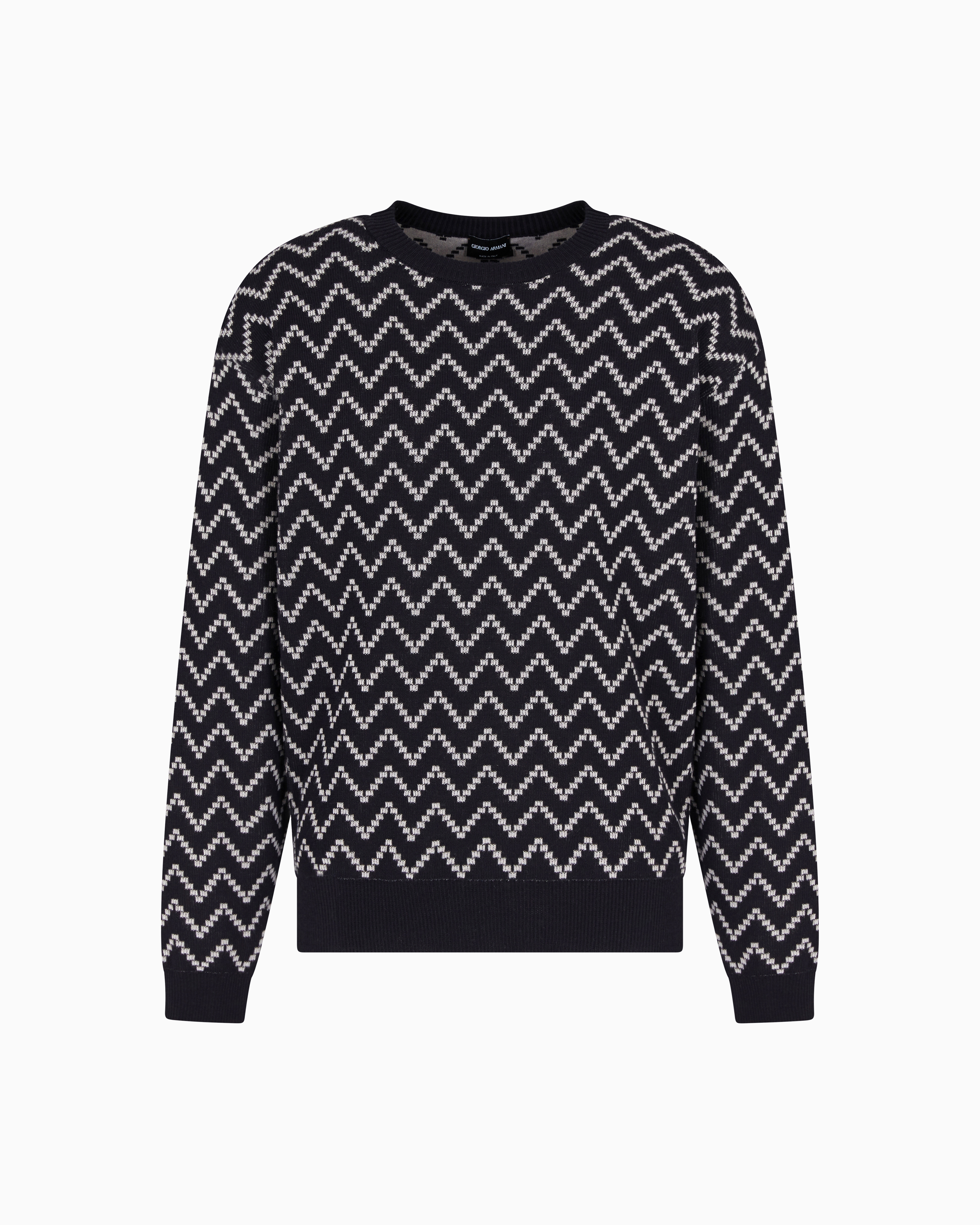Giorgio Armani Sweater In Blue