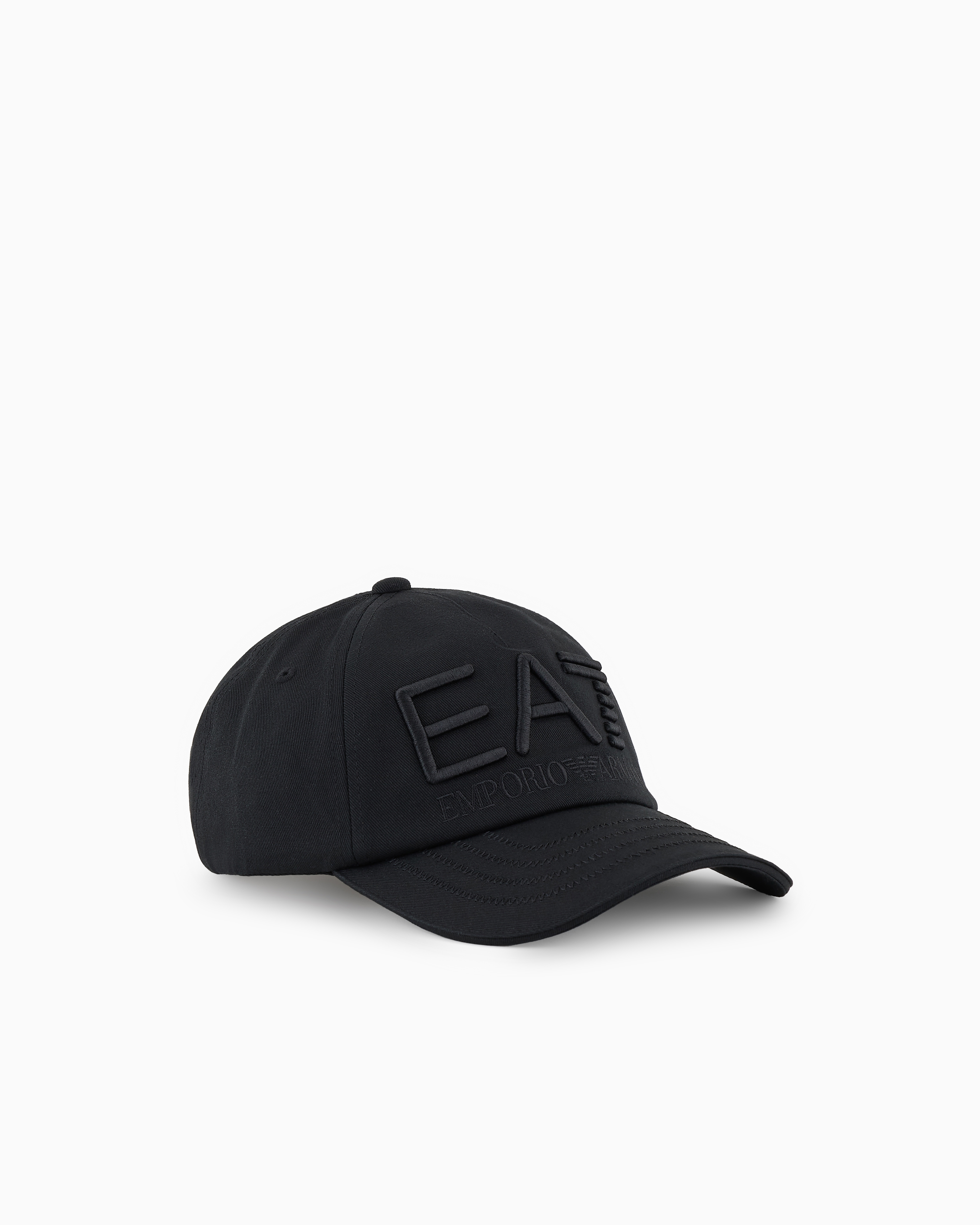 Ea7 Caps In Black
