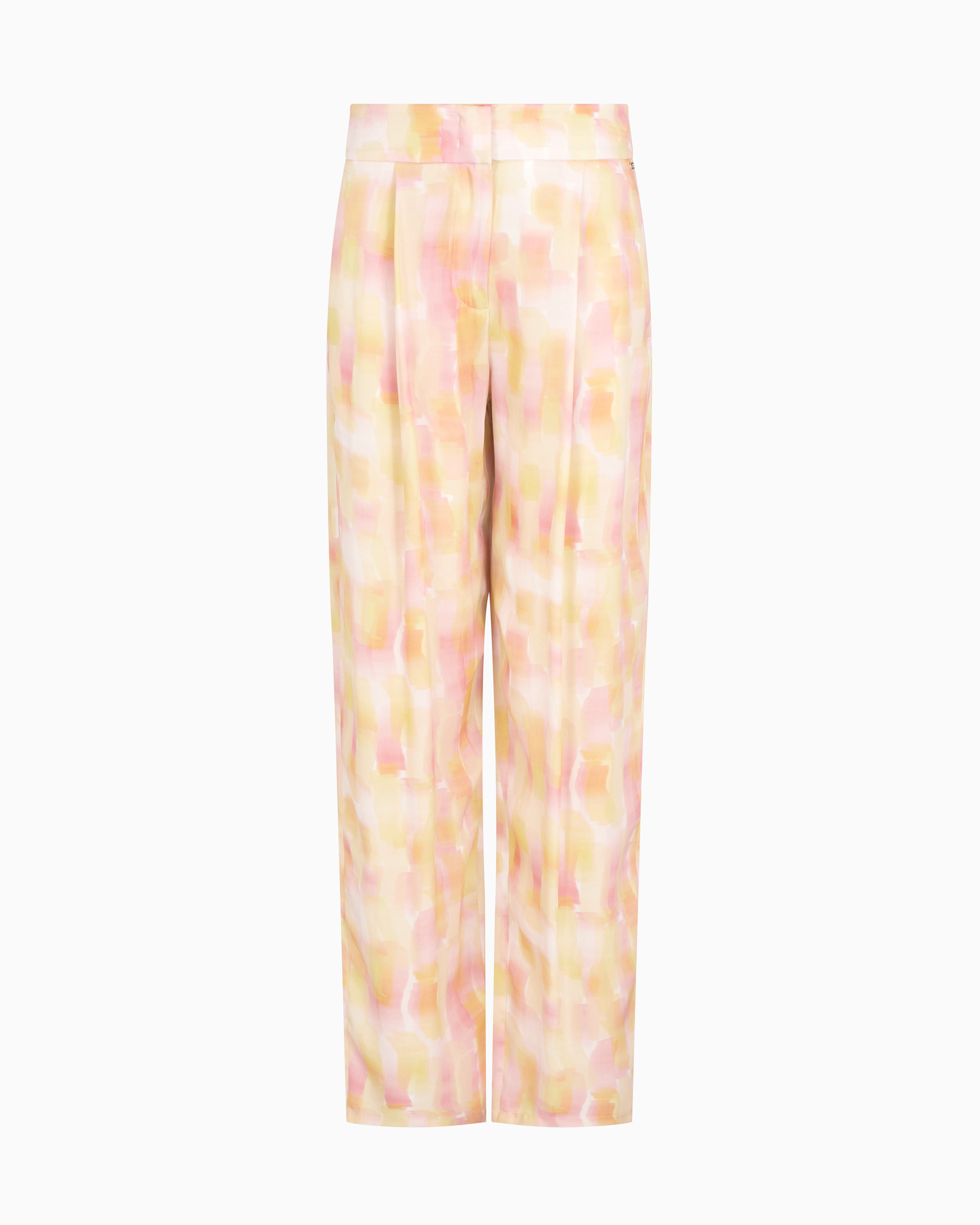Armani Exchange Casual Trousers In Pink
