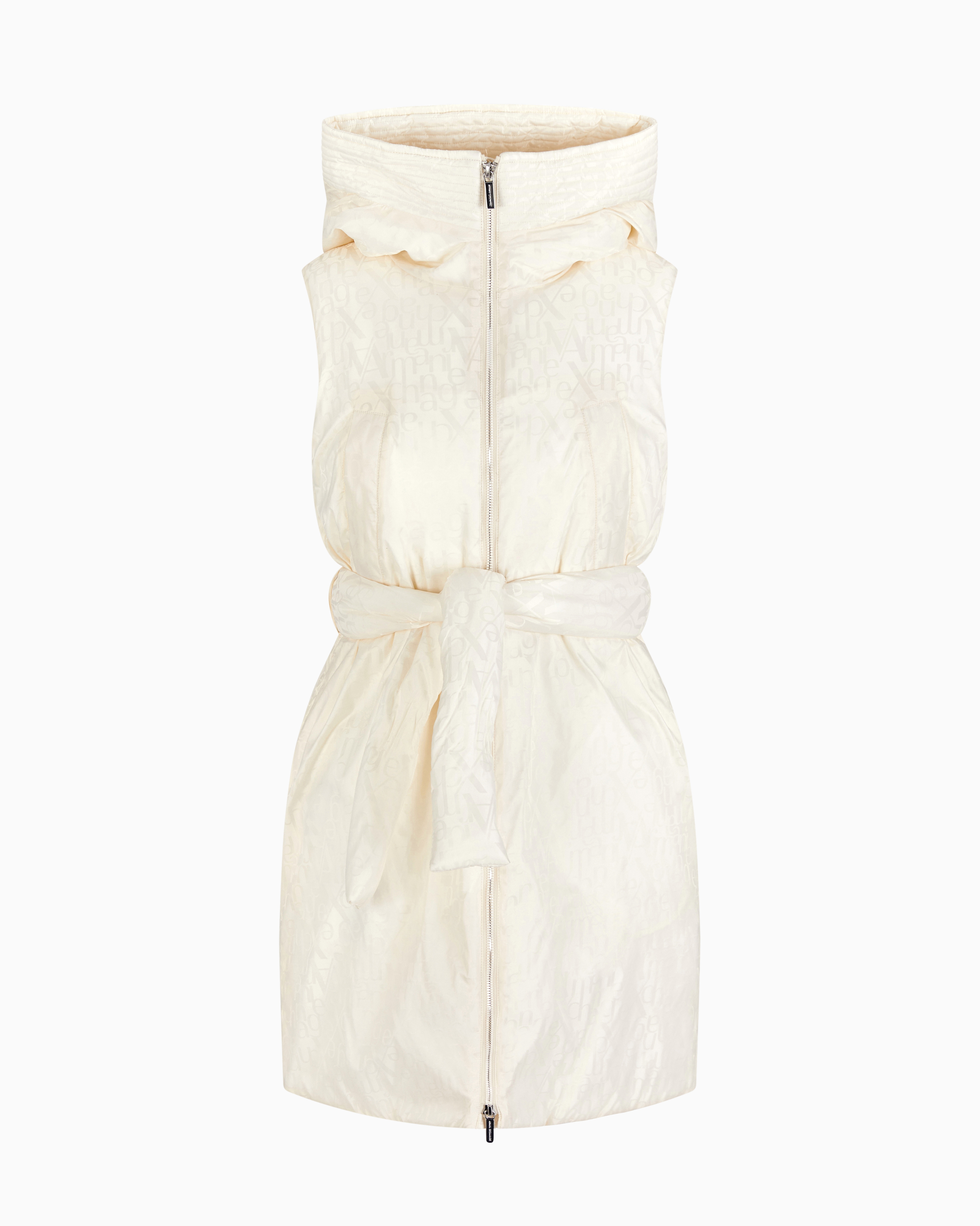 Armani Exchange Down Gilets In White