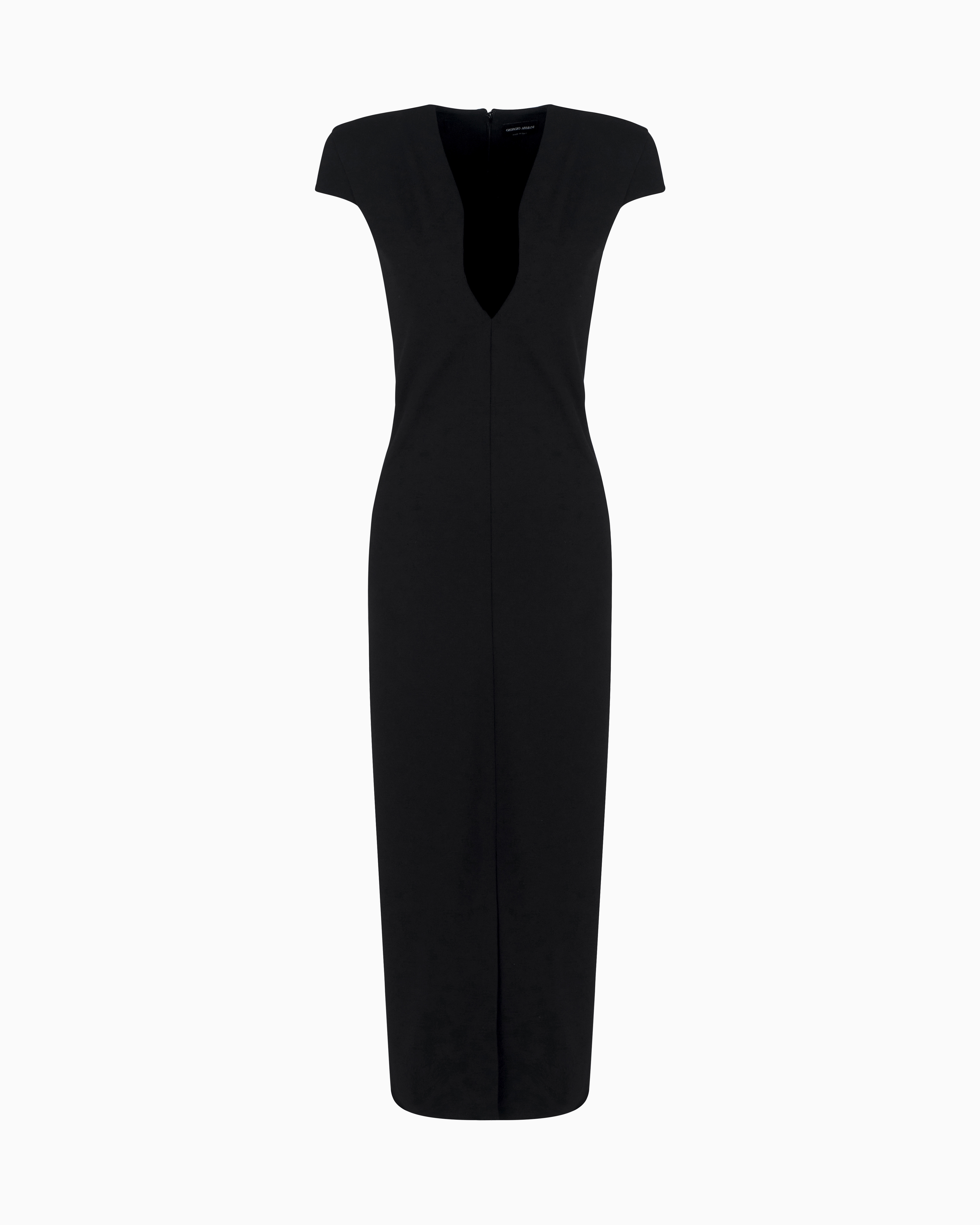 Giorgio Armani Midi Dresses In Black