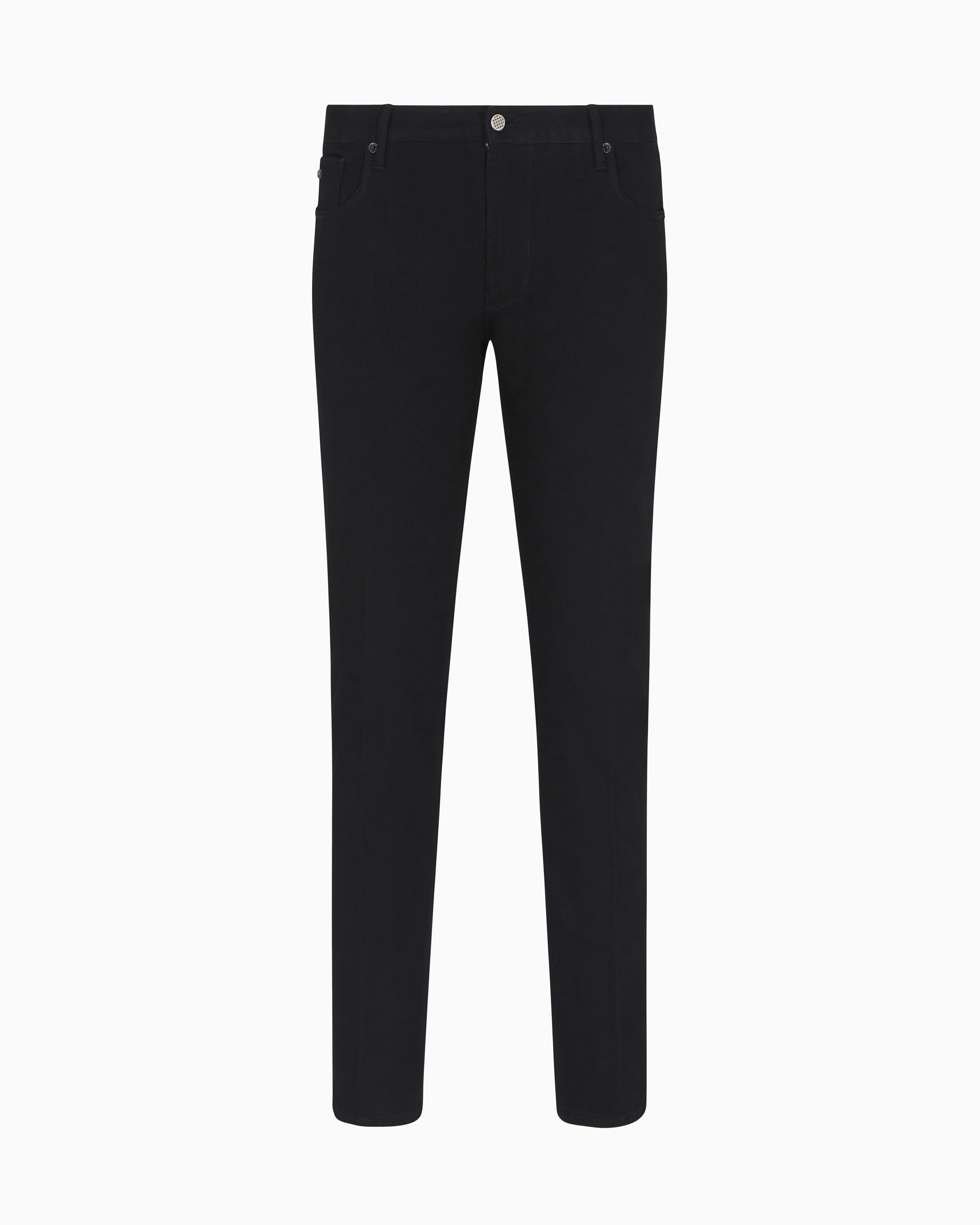 Emporio Armani Men's Black J06 Slim-Fit, Rinsed, Comfort-Denim Jeans 33_32