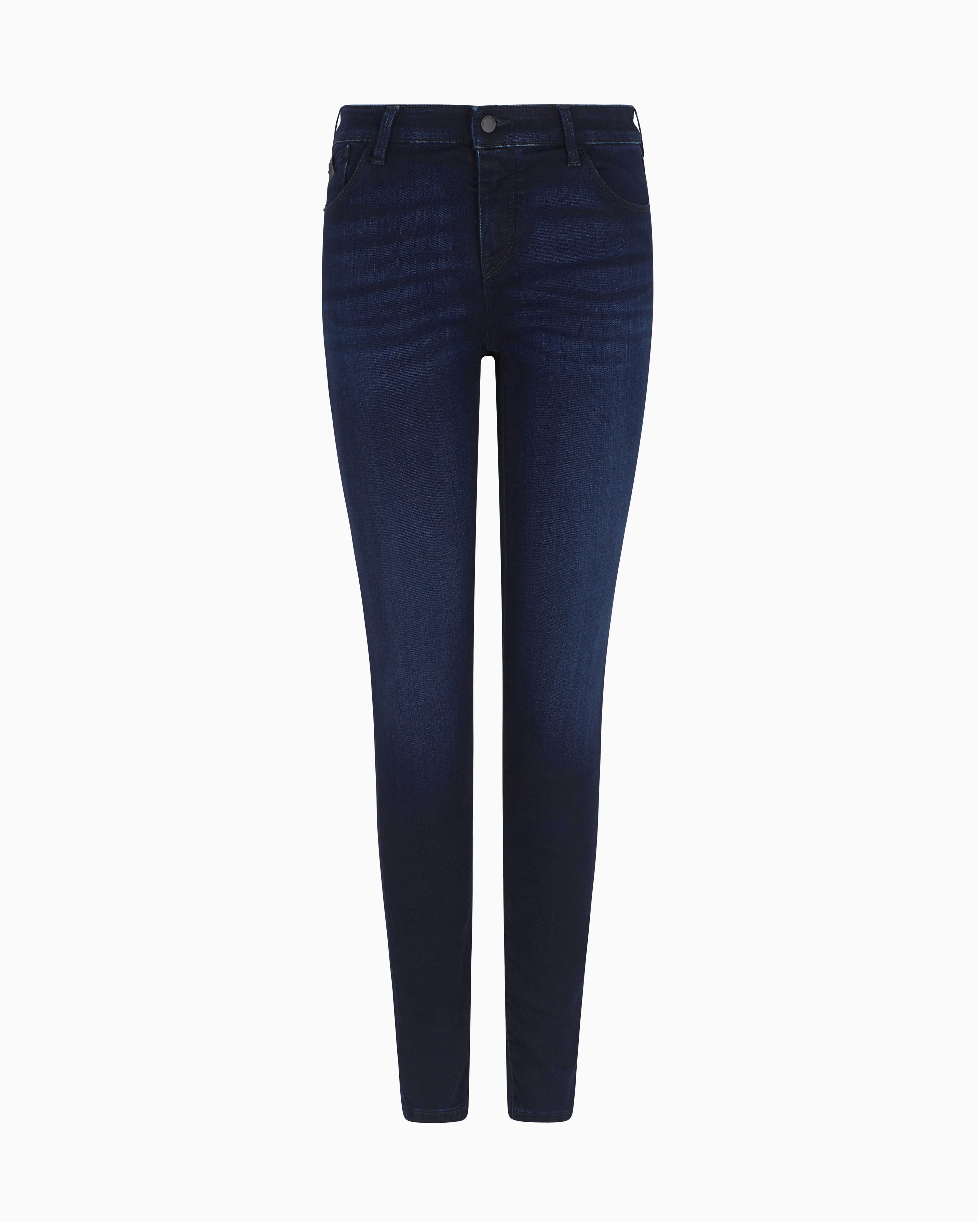 Emporio Armani J23 Low-waisted Super-skinny Leg Jeans In Stretch Denim In Blue